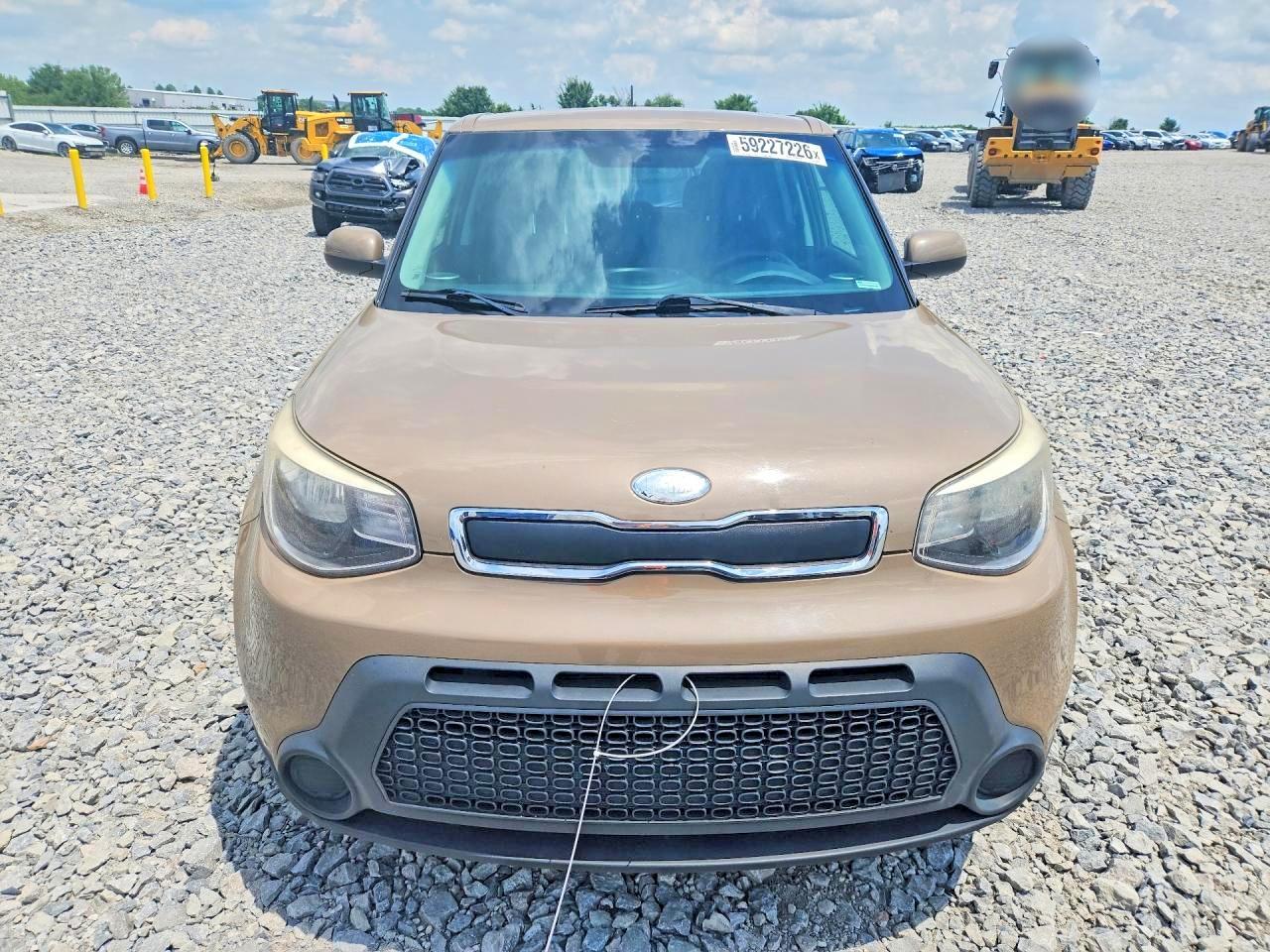 2014 Kia Soul Base Brown vin: KNDJN2A27E7088237