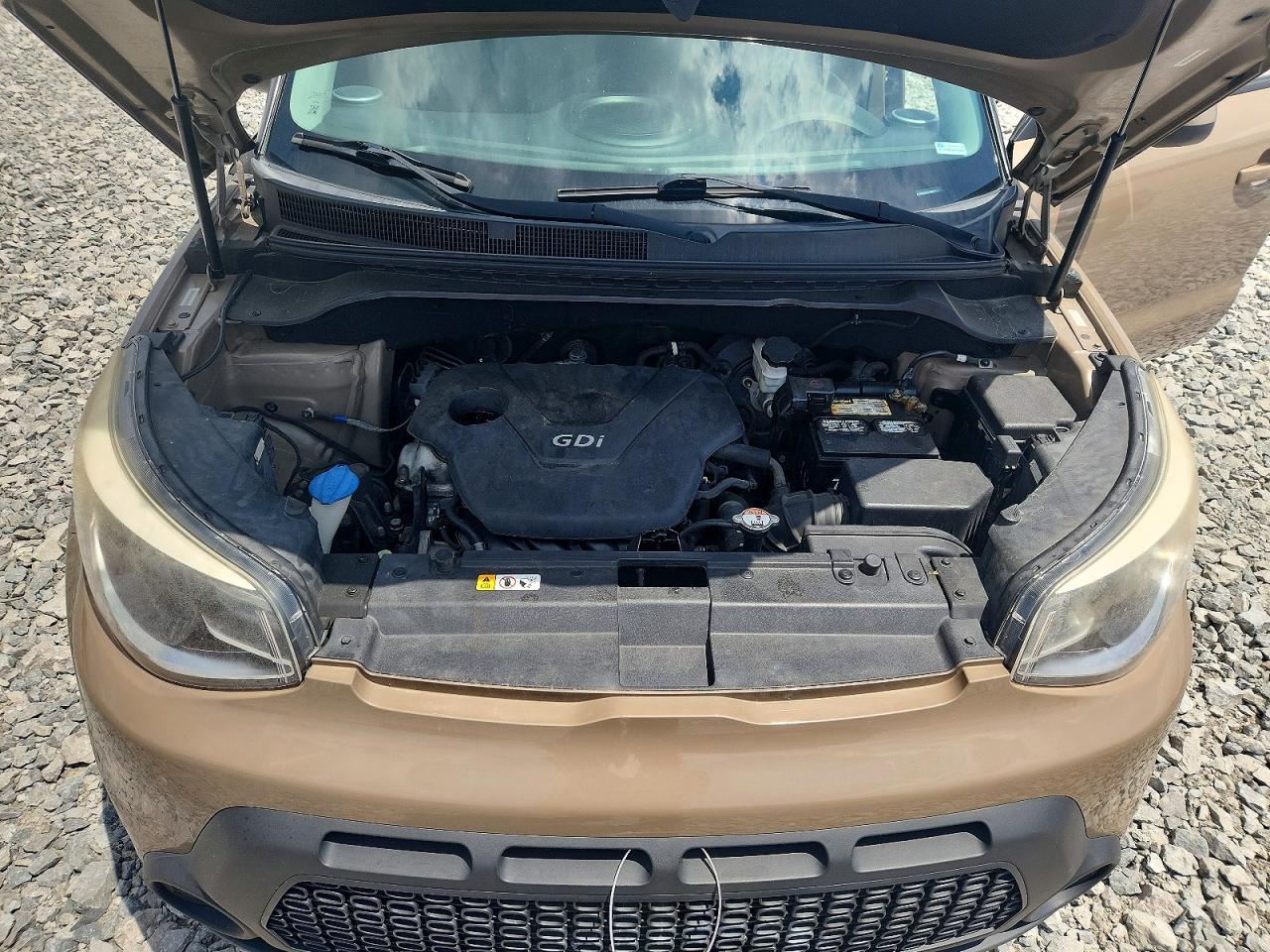 2014 Kia Soul Base Brown vin: KNDJN2A27E7088237