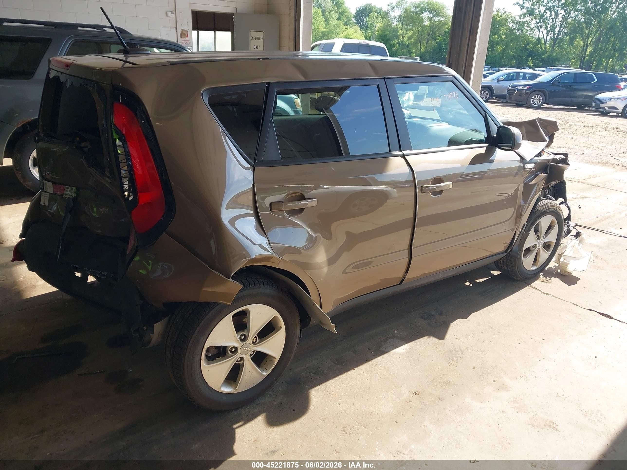 2014 Kia Soul   Brown vin: KNDJN2A27E7093387