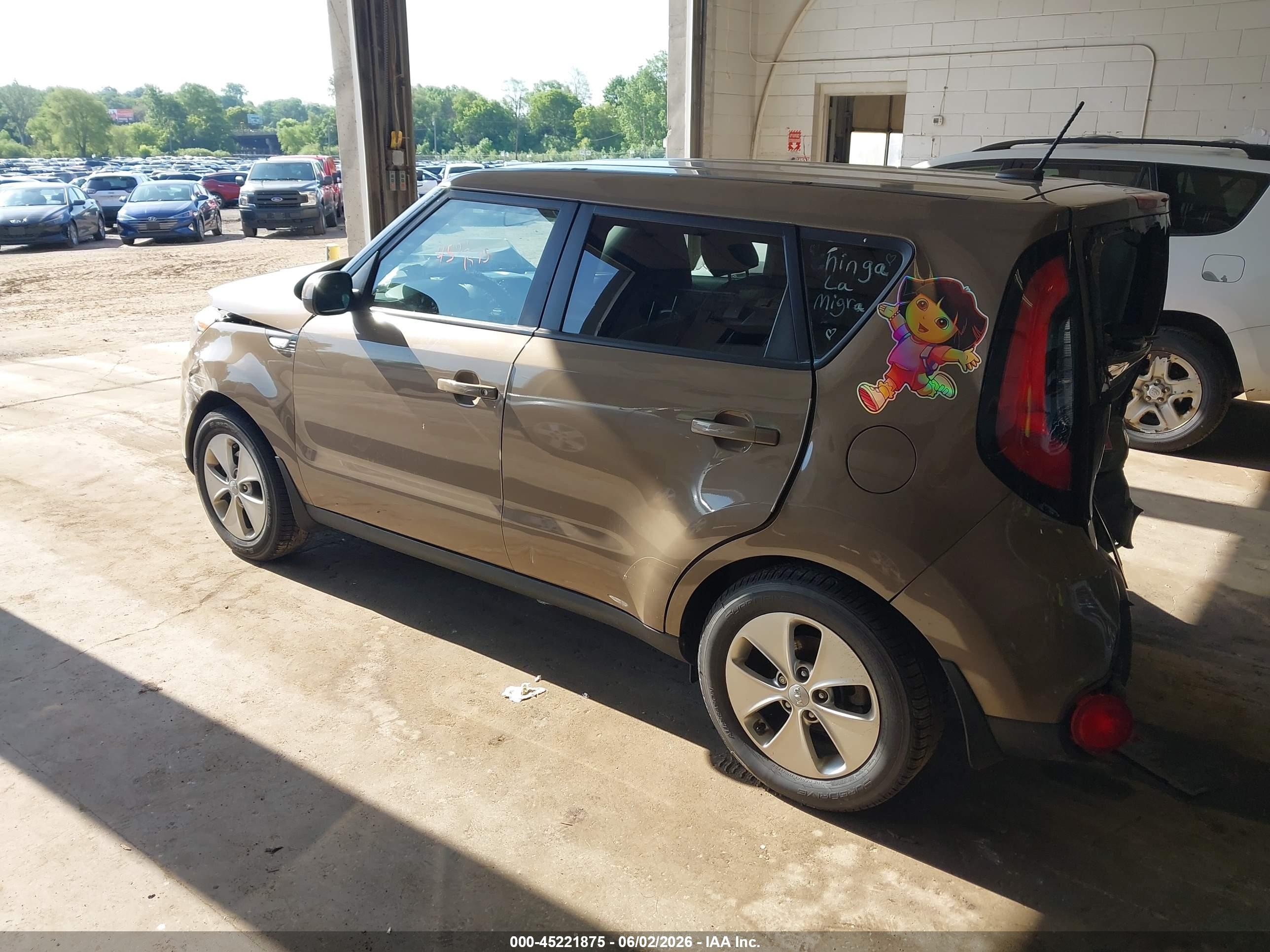 2014 Kia Soul   Brown vin: KNDJN2A27E7093387