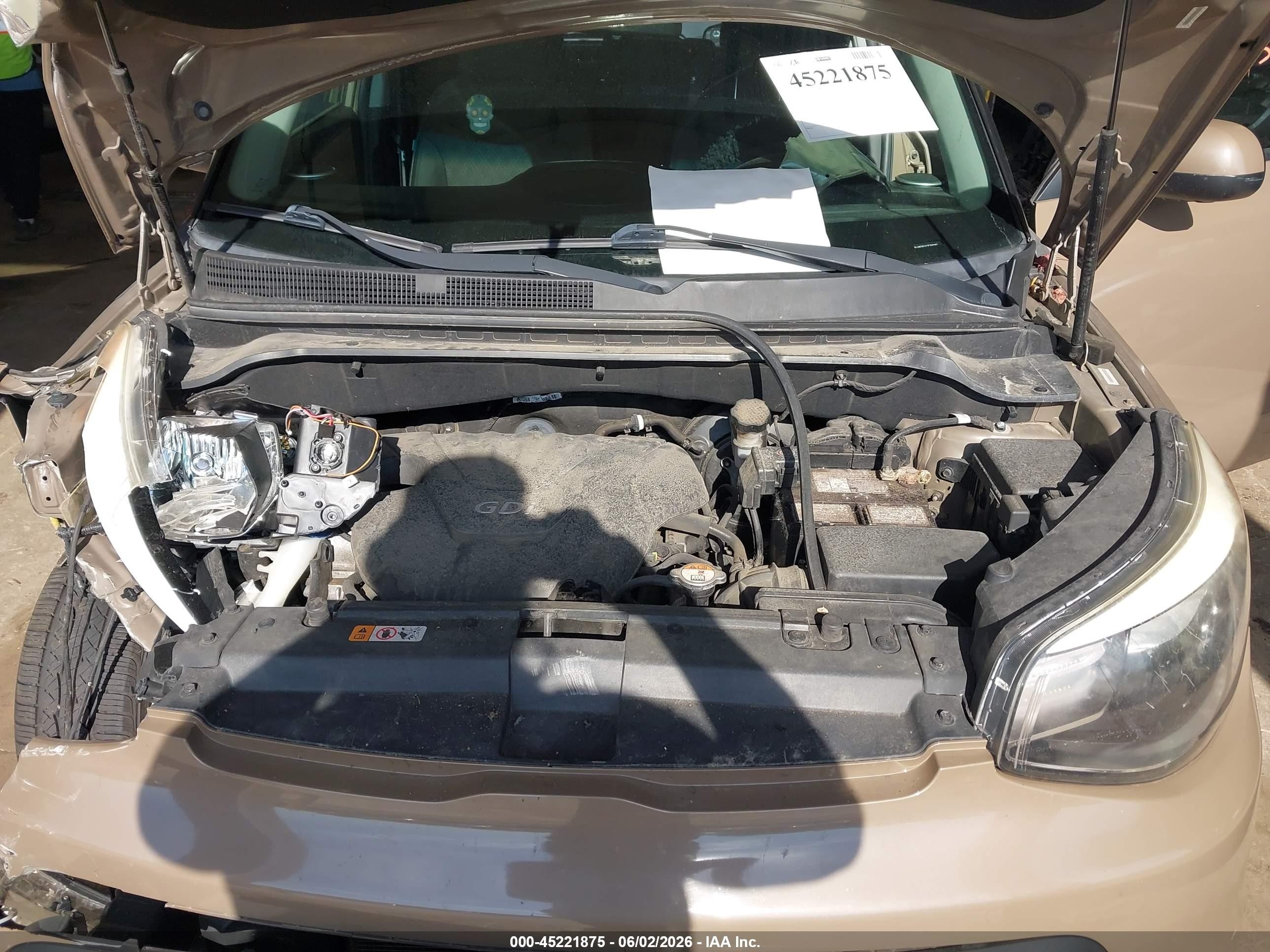 2014 Kia Soul   Brown vin: KNDJN2A27E7093387
