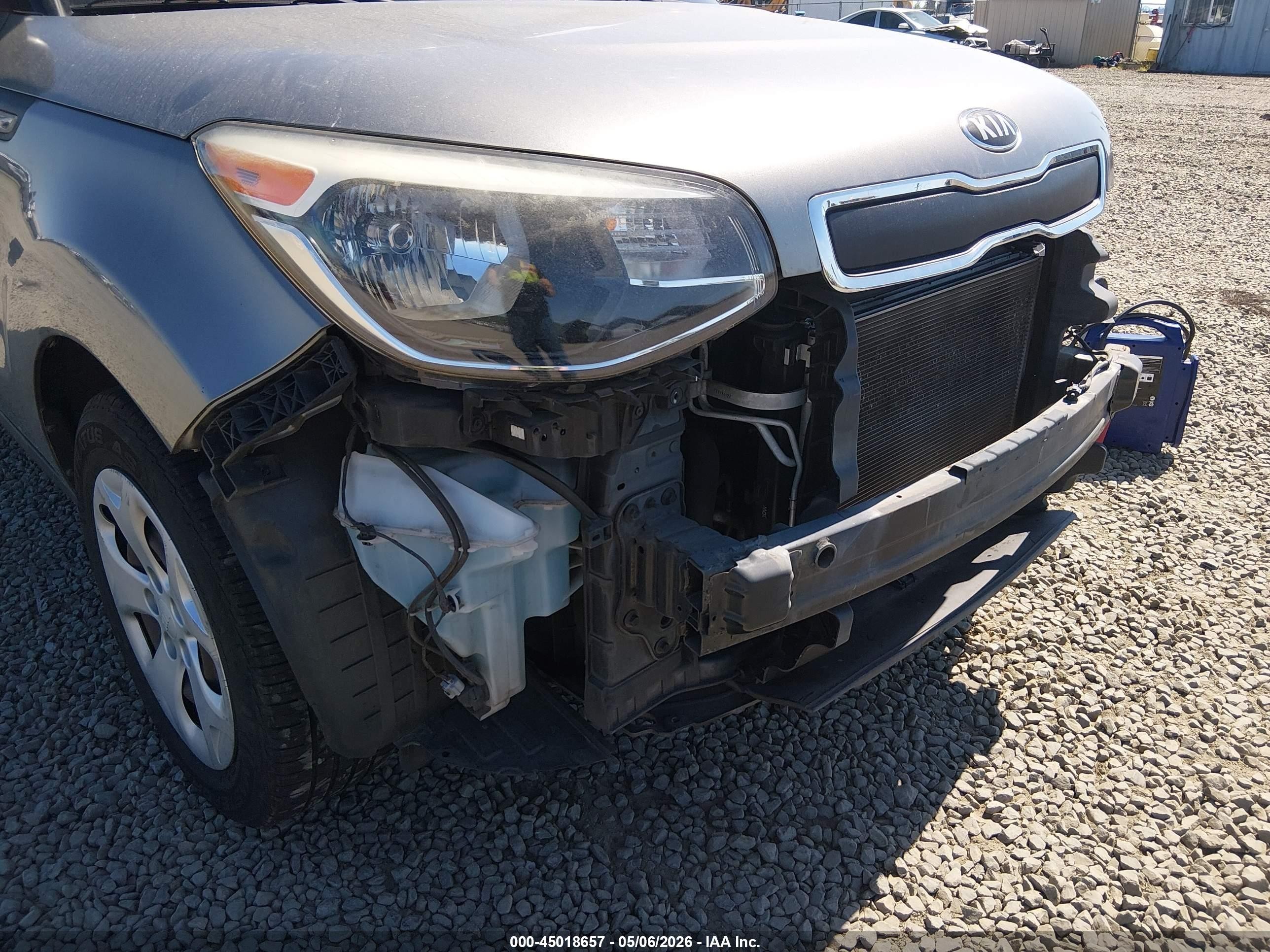 2014 Kia Soul   Gray vin: KNDJN2A27E7095284