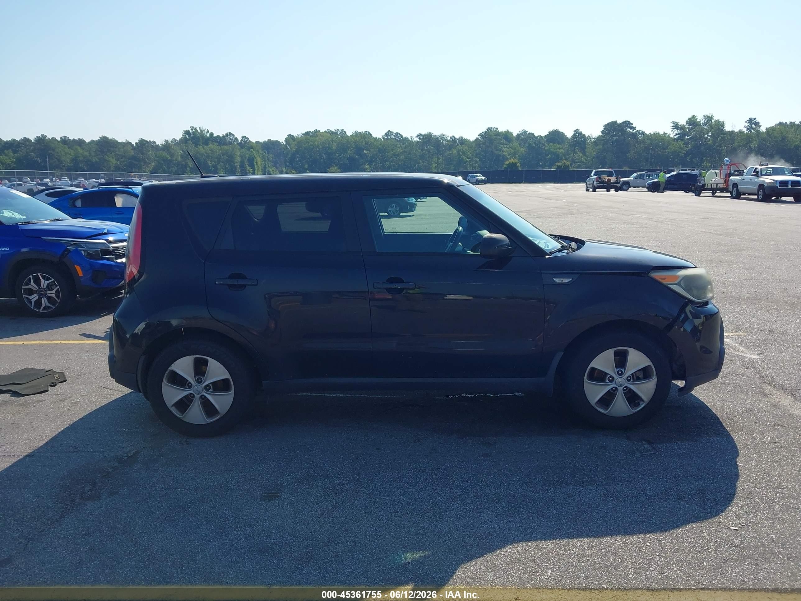 2014 Kia Soul   Black vin: KNDJN2A27E7104646