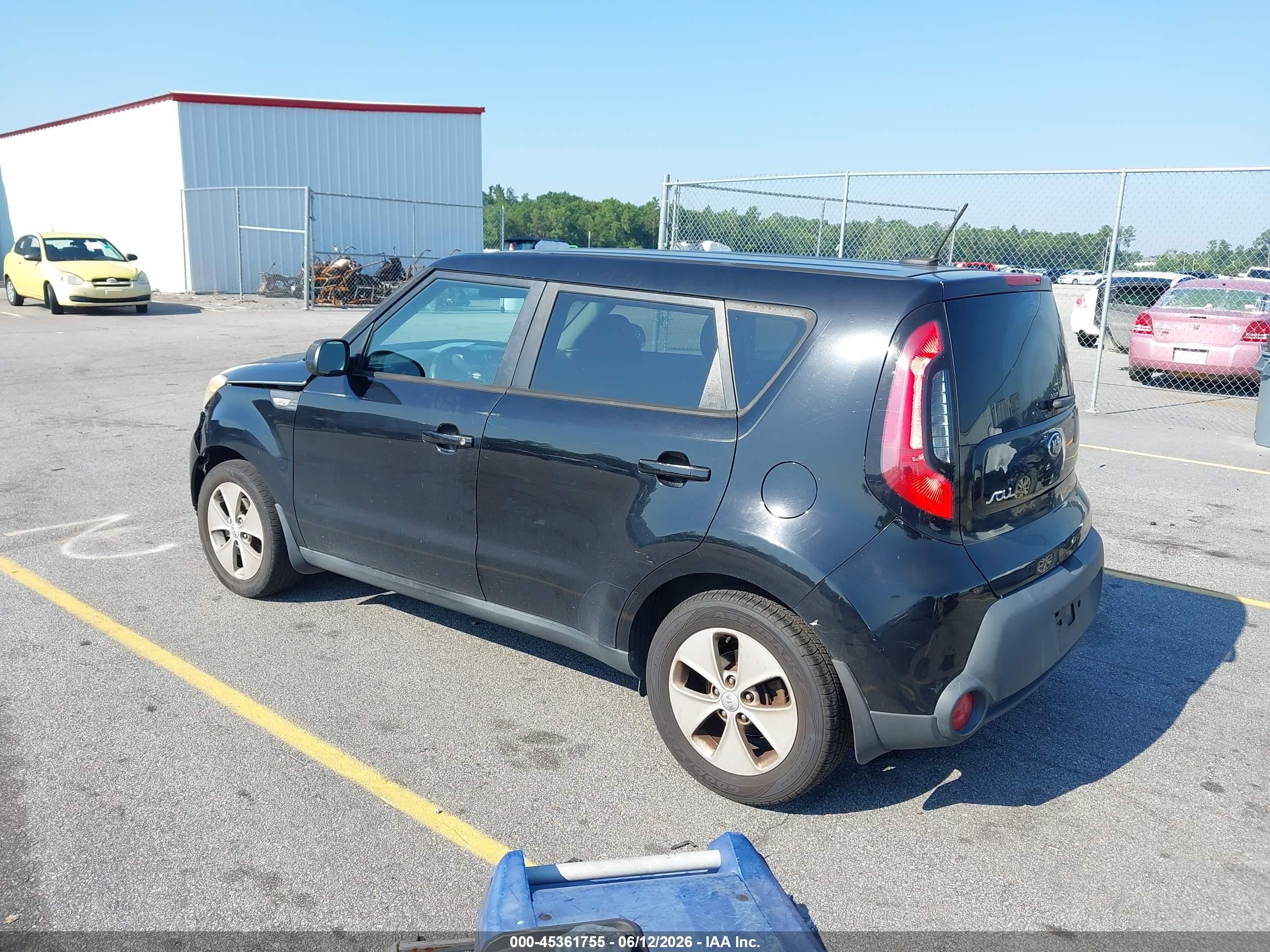 2014 Kia Soul   Black vin: KNDJN2A27E7104646