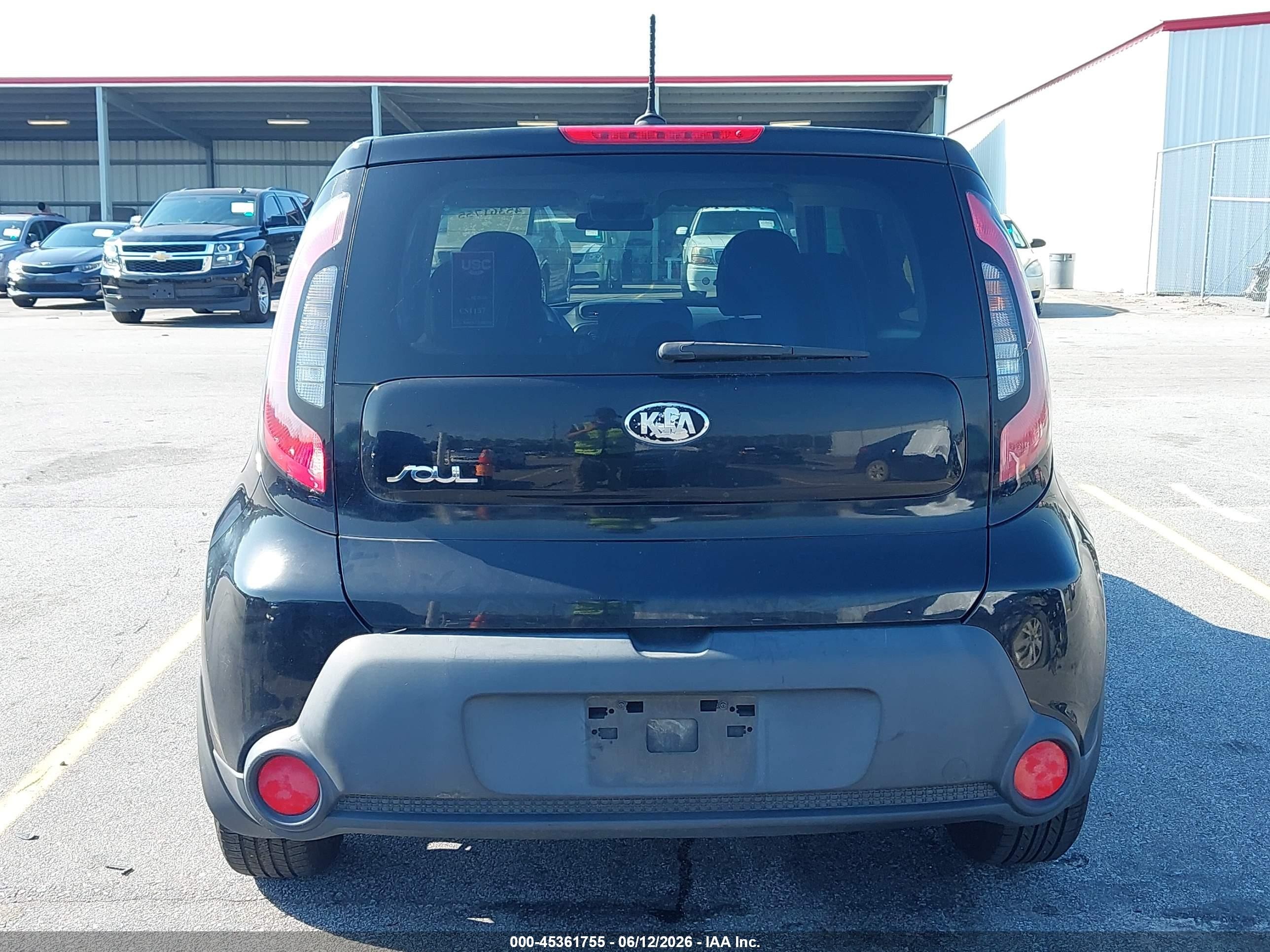 2014 Kia Soul   Black vin: KNDJN2A27E7104646