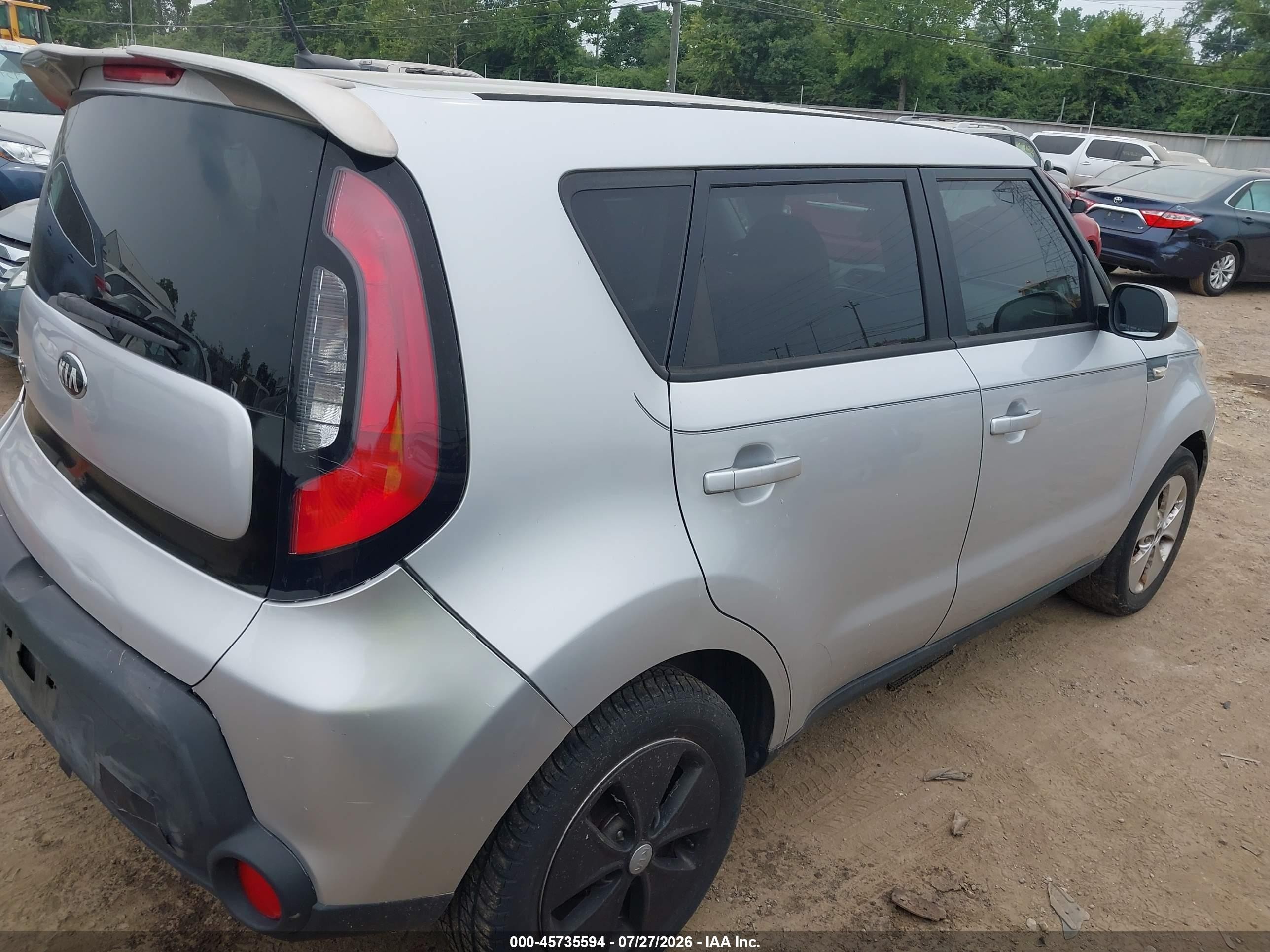 2014 Kia Soul   Silver vin: KNDJN2A27E7701165