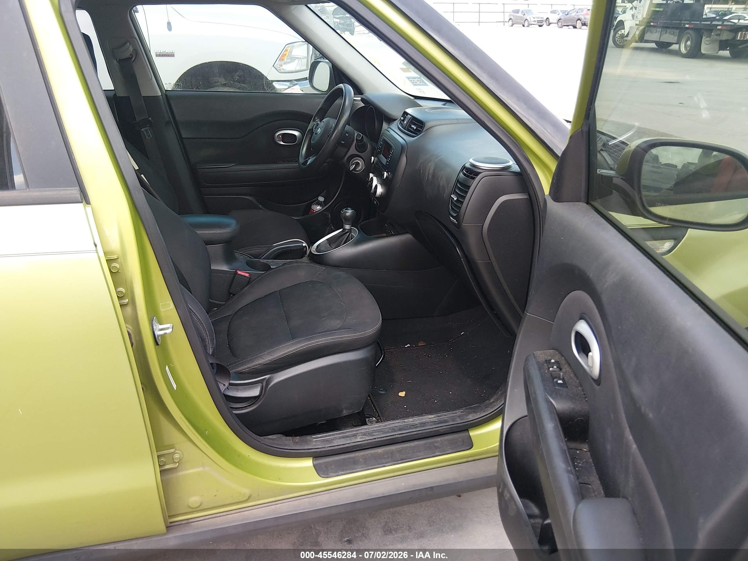 2014 Kia Soul   Green vin: KNDJN2A27E7707452