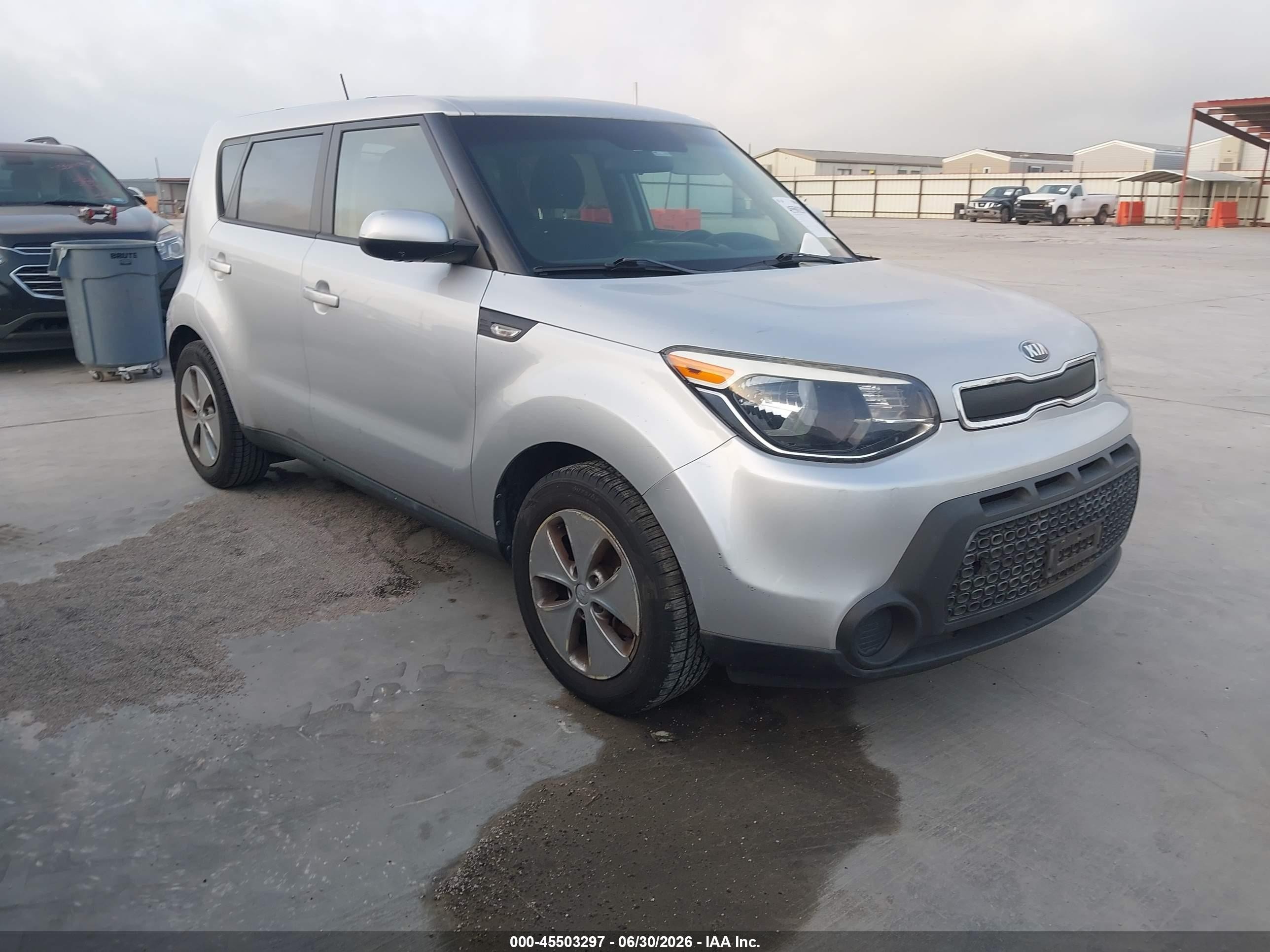 2014 Kia Soul   Silver vin: KNDJN2A27E7727751