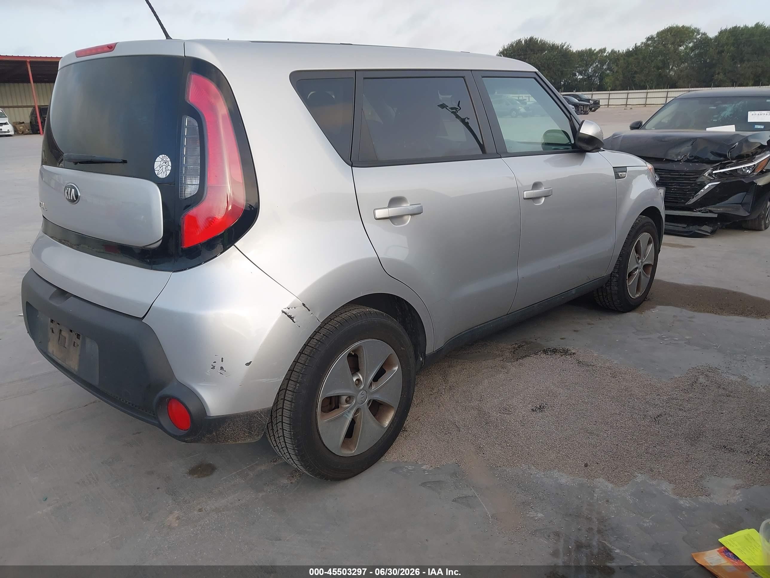 2014 Kia Soul   Silver vin: KNDJN2A27E7727751