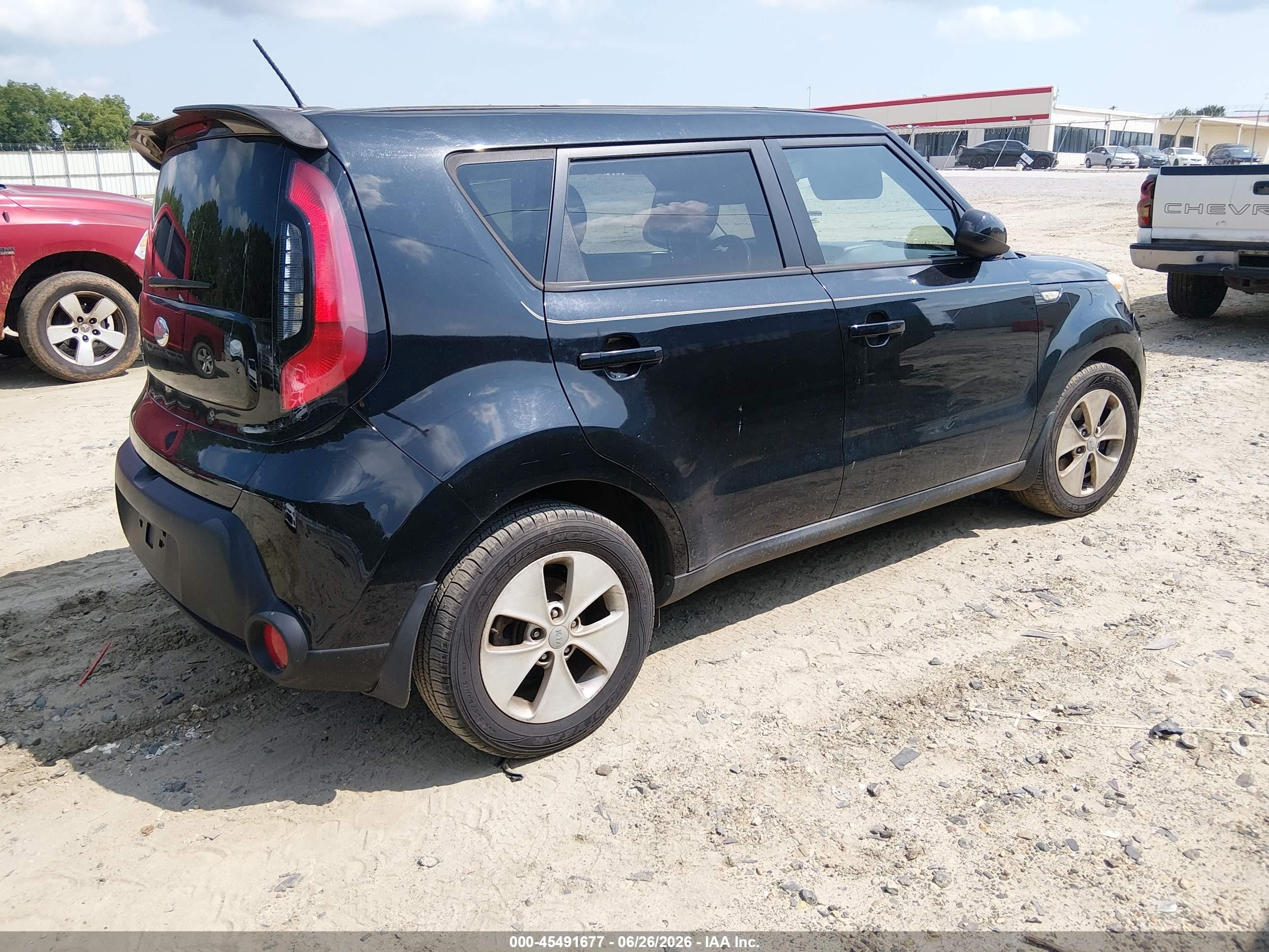 2014 Kia Soul   Black vin: KNDJN2A27E7734943