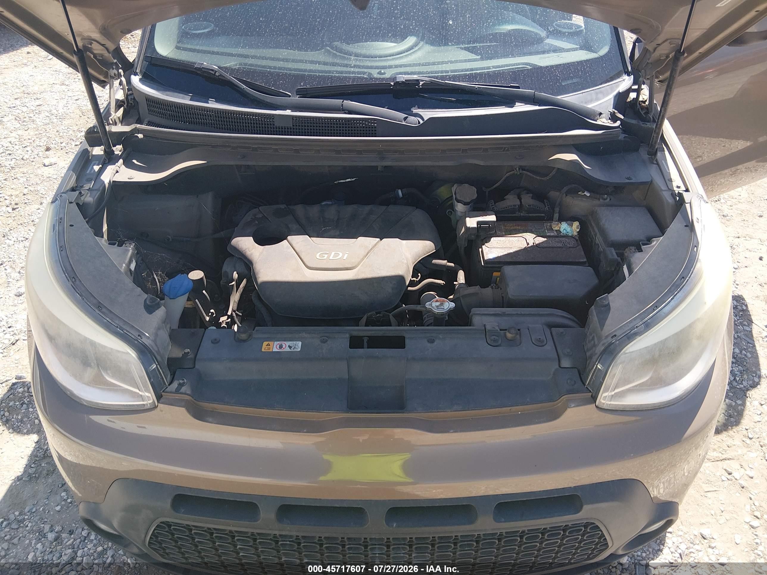 2015 Kia Soul   Brown vin: KNDJN2A27F7128592