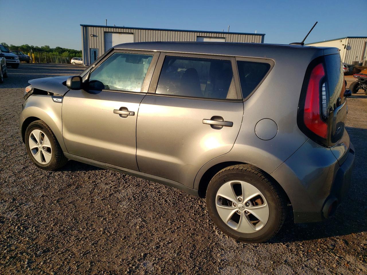 2015 Kia Soul Base Gray vin: KNDJN2A27F7149376