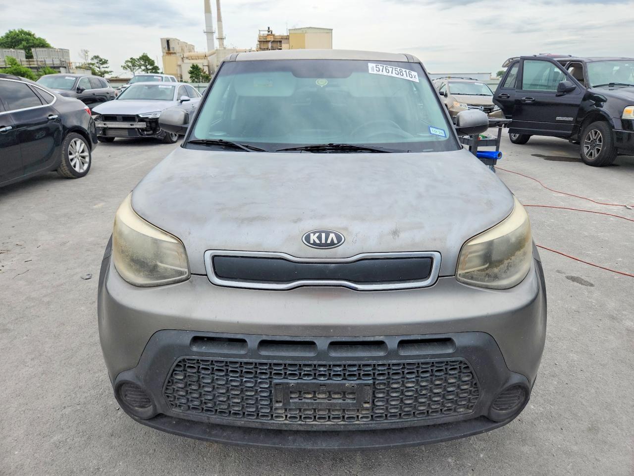 2015 Kia Soul Base Gray vin: KNDJN2A27F7157932