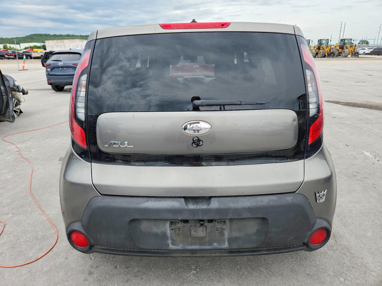 2015 Kia Soul Base Gray vin: KNDJN2A27F7157932