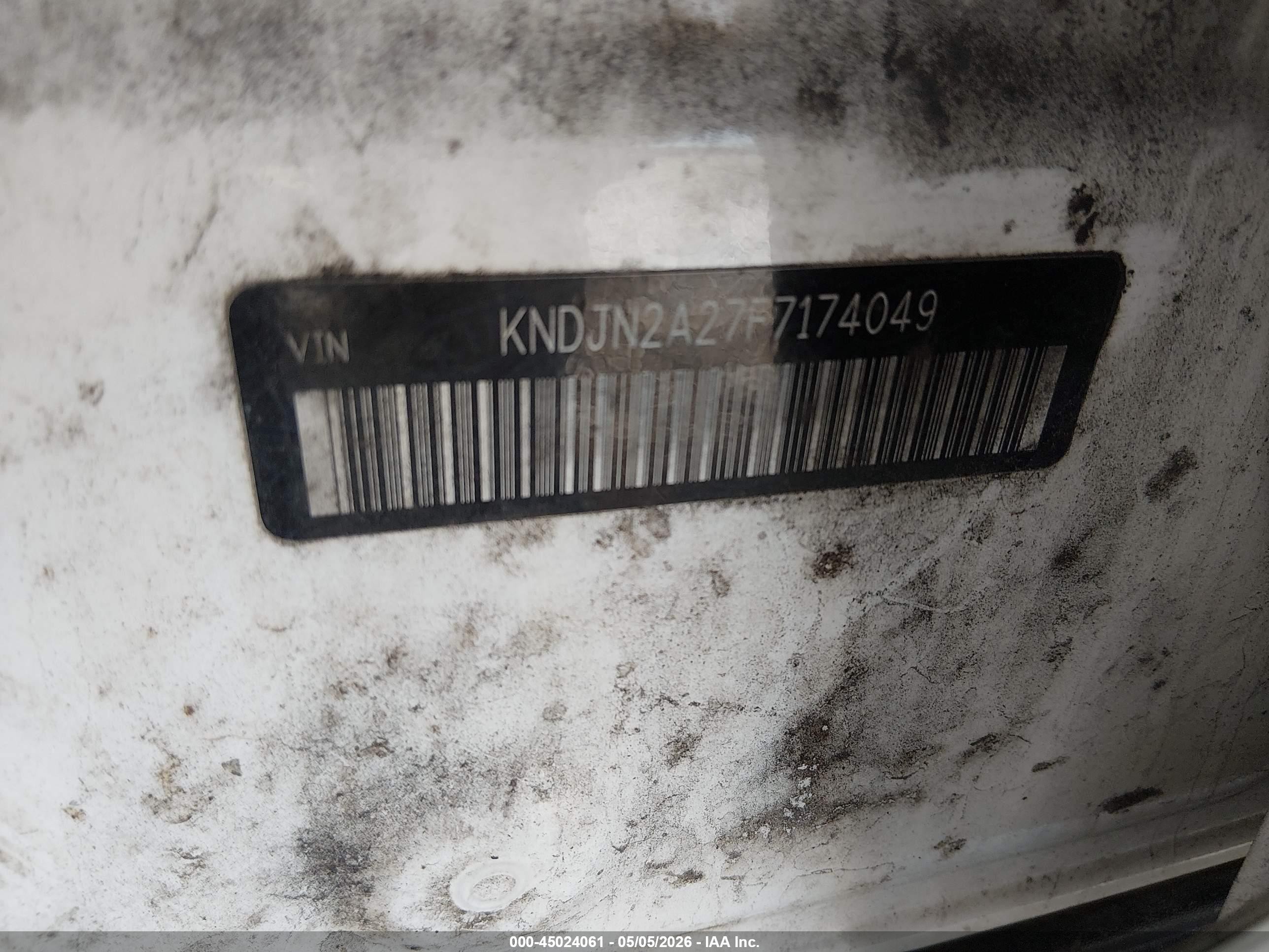 2015 Kia Soul   Белый vin: KNDJN2A27F7174049