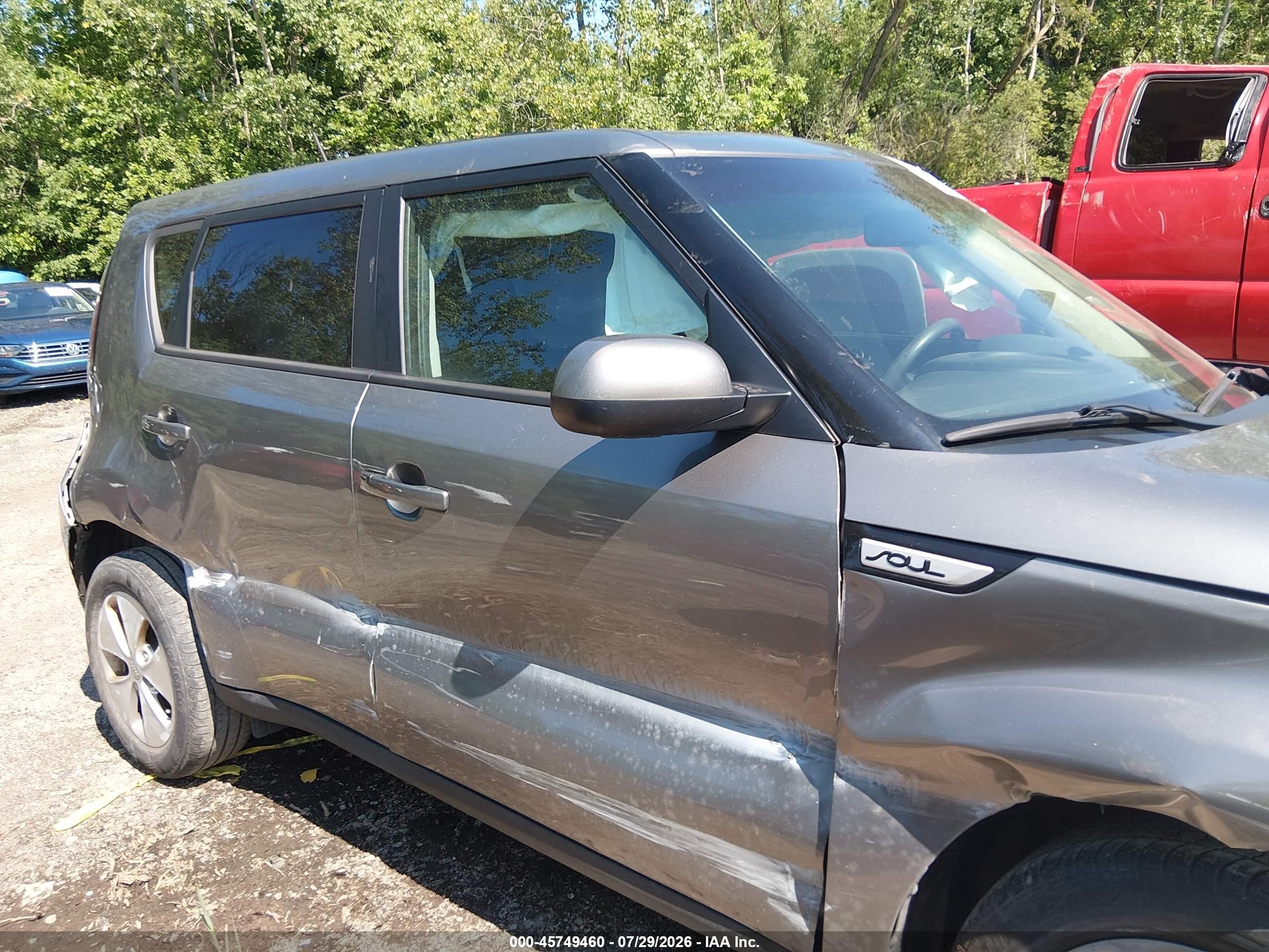 2015 Kia Soul   Gray vin: KNDJN2A27F7221838