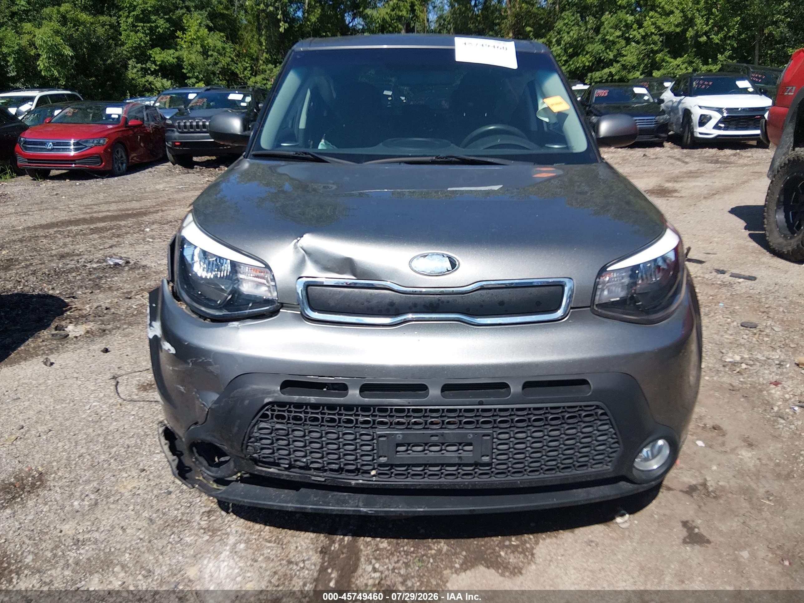 2015 Kia Soul   Gray vin: KNDJN2A27F7221838