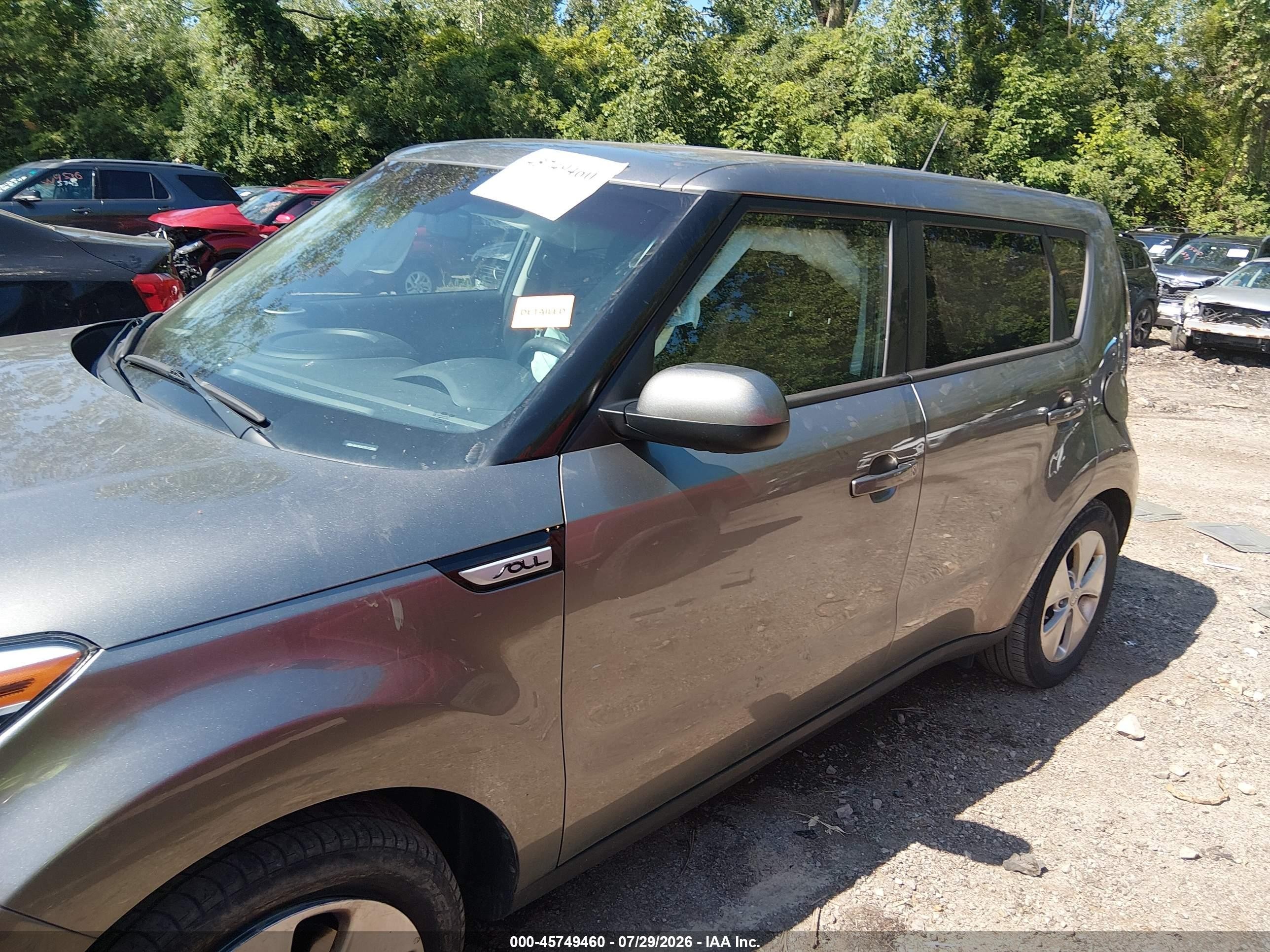 2015 Kia Soul   Gray vin: KNDJN2A27F7221838