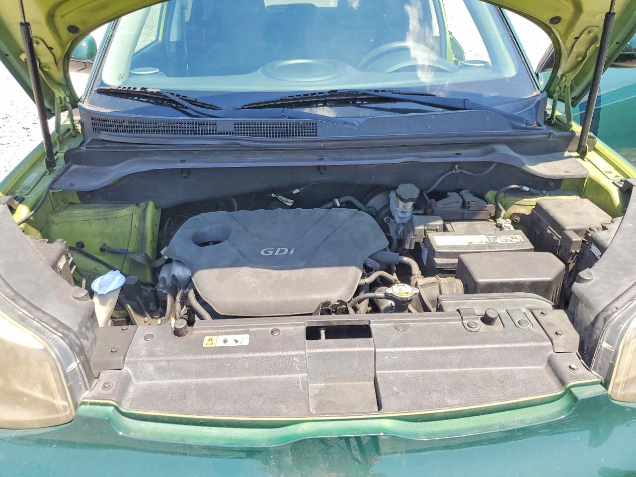 2015 Kia Soul Base Green vin: KNDJN2A27F7752490