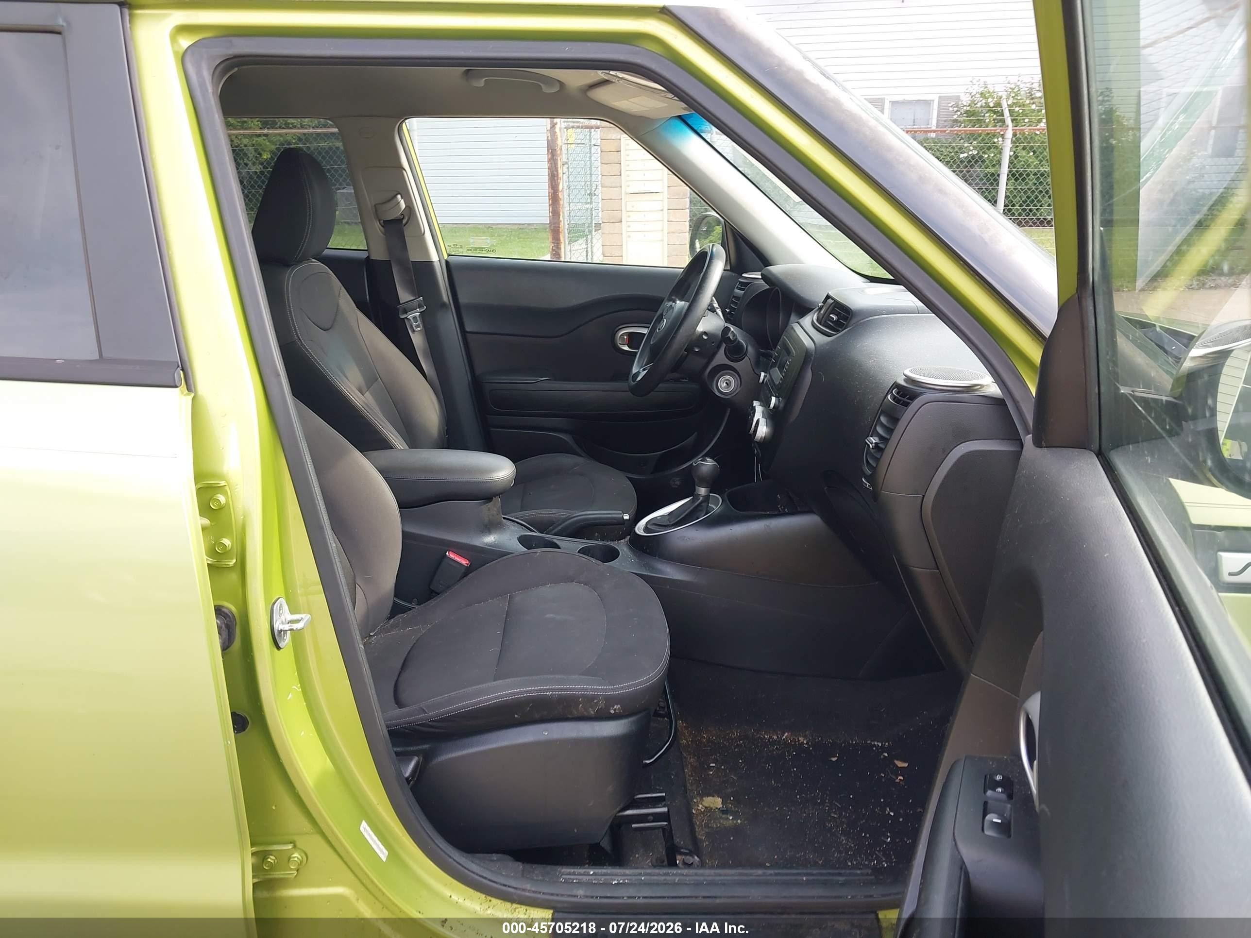 2015 Kia Soul   Green vin: KNDJN2A27F7755843