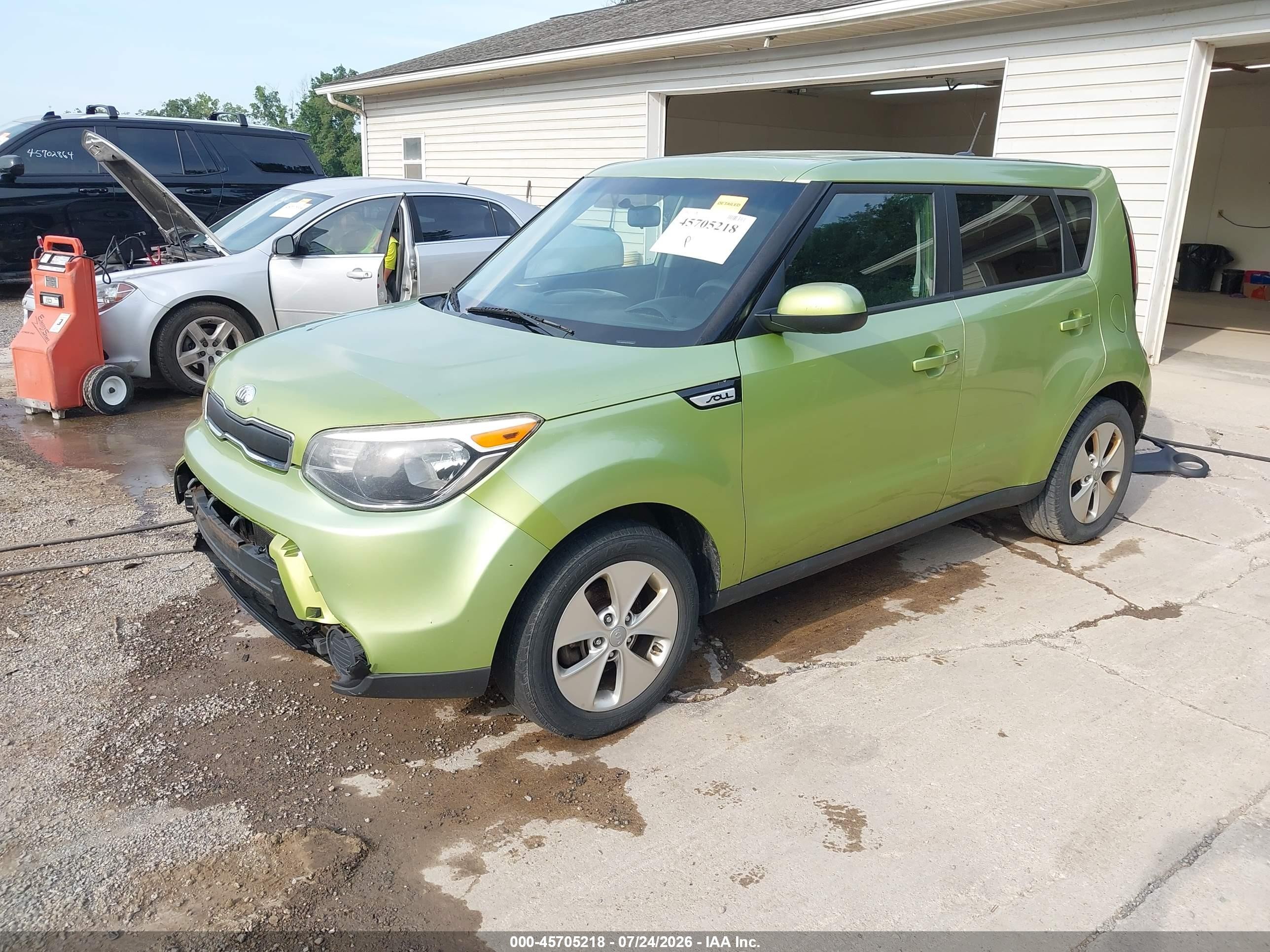 2015 Kia Soul   Green vin: KNDJN2A27F7755843