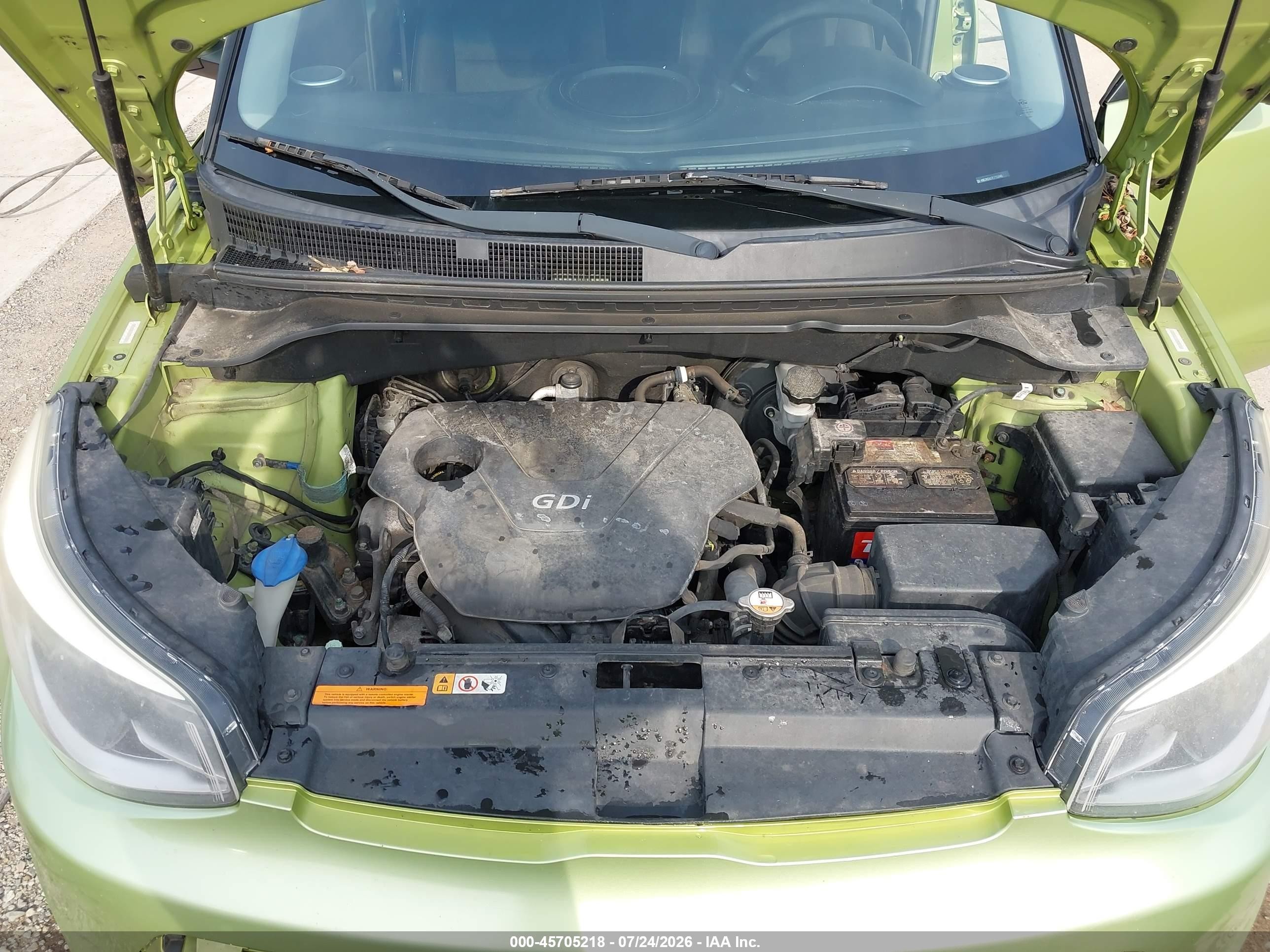 2015 Kia Soul   Green vin: KNDJN2A27F7755843