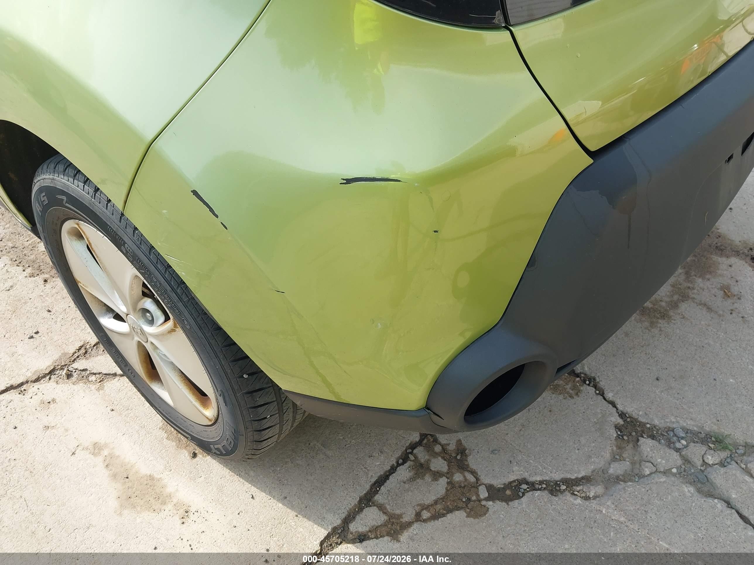 2015 Kia Soul   Green vin: KNDJN2A27F7755843