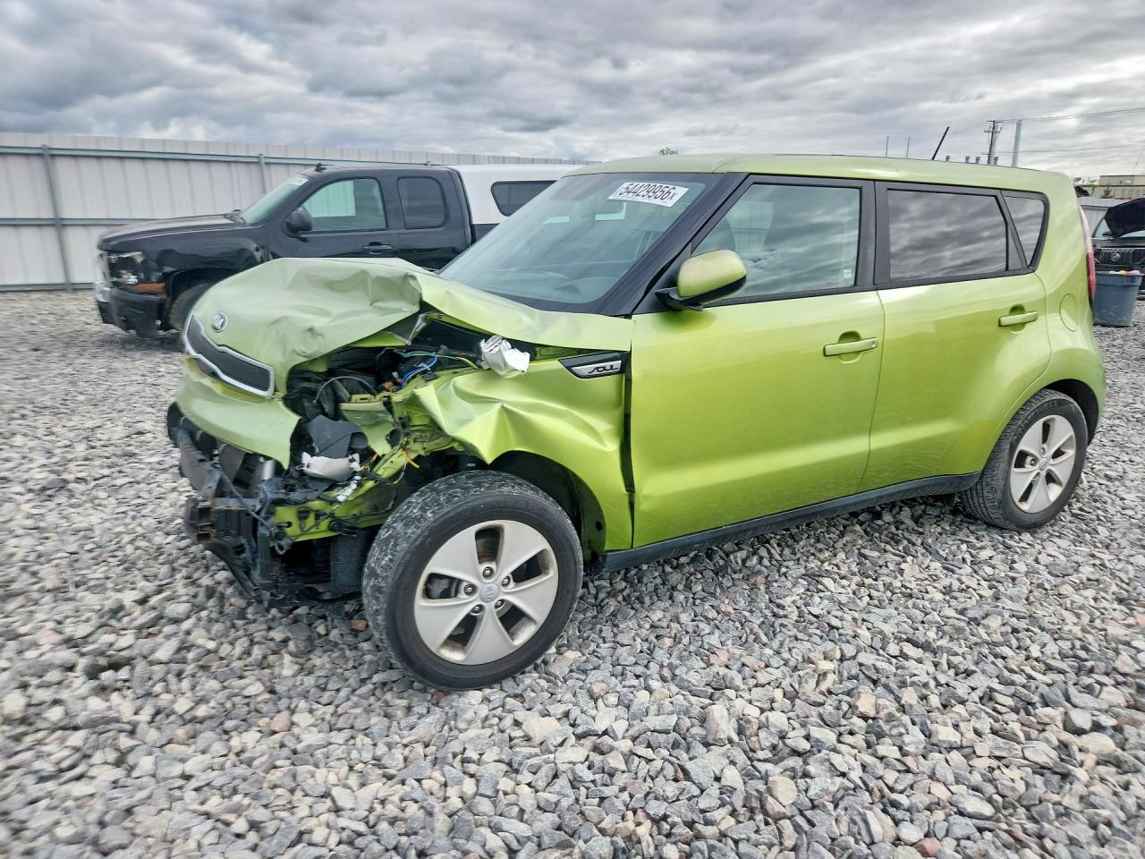2015 Kia Soul Base Зеленый vin: KNDJN2A27F7764042
