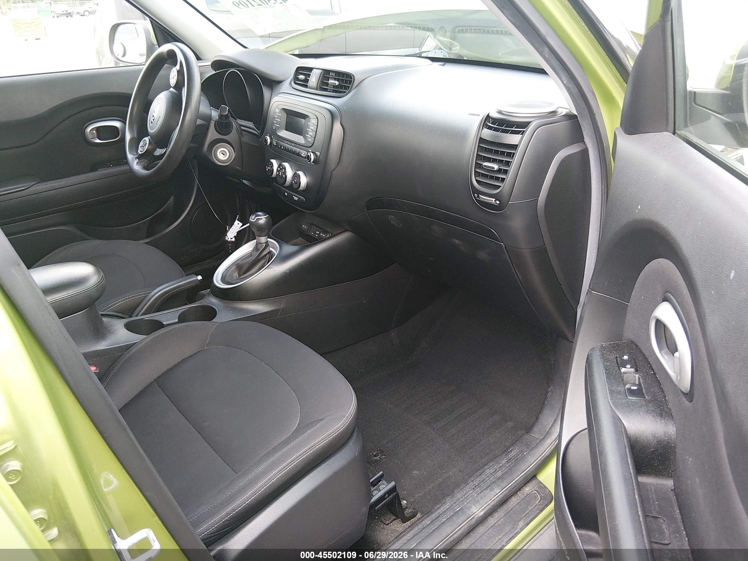 2015 Kia Soul   Green vin: KNDJN2A27F7777941