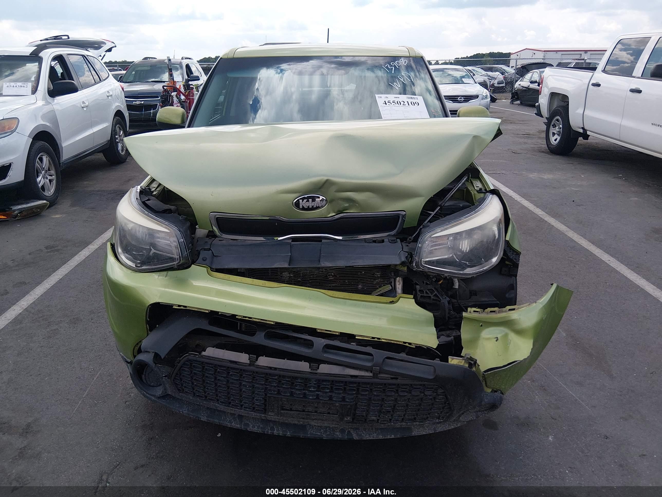 2015 Kia Soul   Green vin: KNDJN2A27F7777941