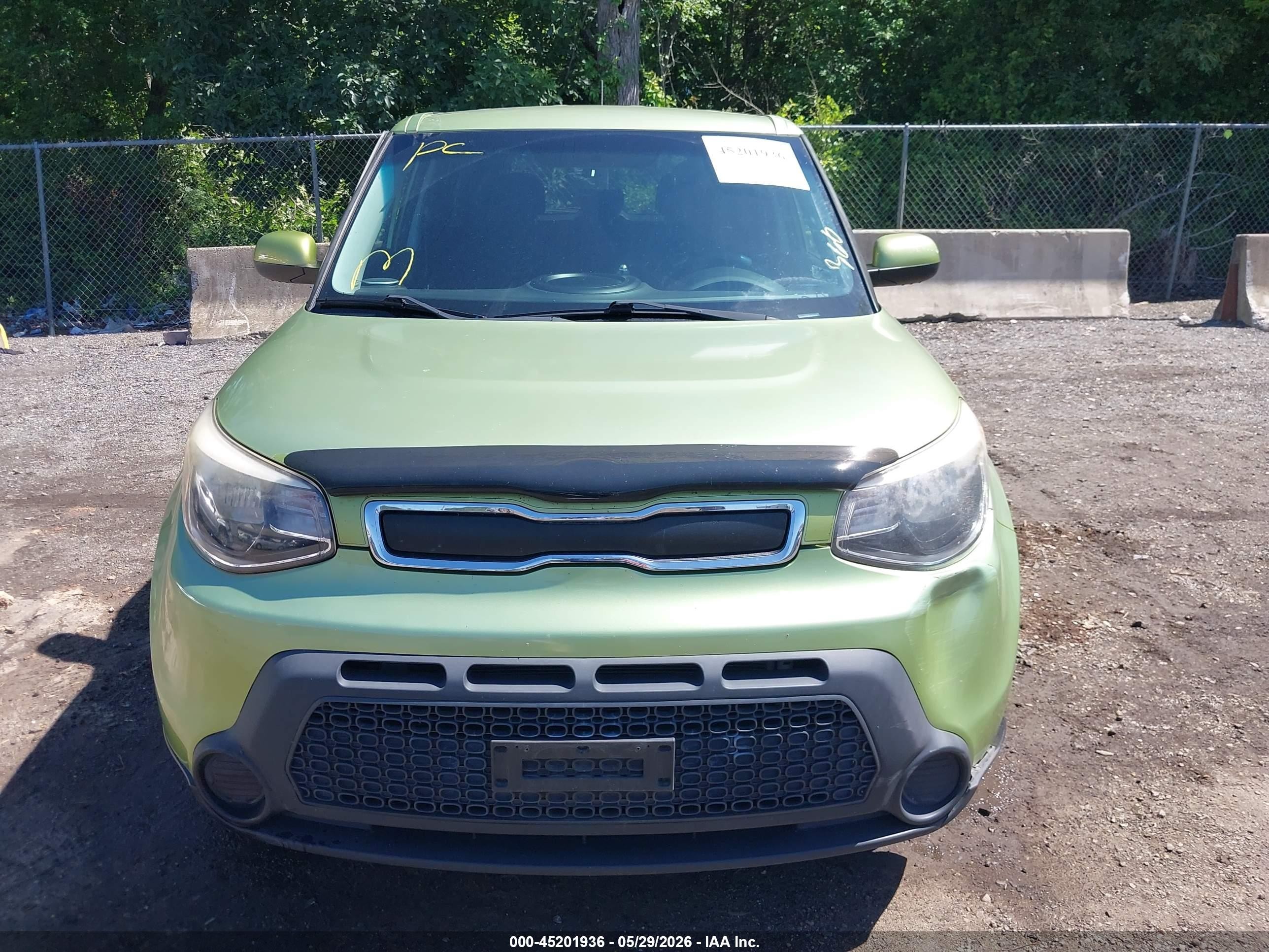 2015 Kia Soul Green vin: KNDJN2A27F7785750
