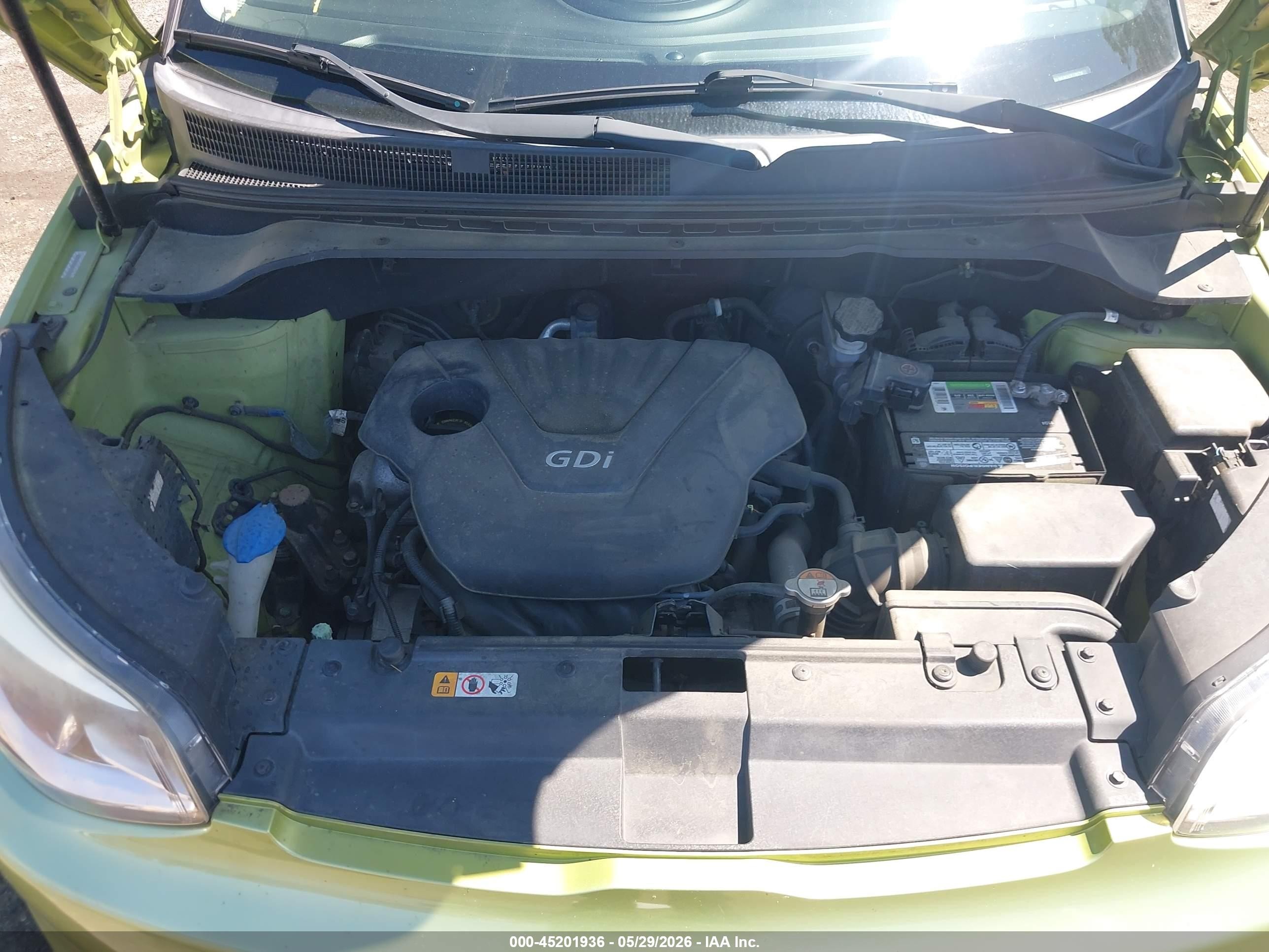 2015 Kia Soul Green vin: KNDJN2A27F7785750