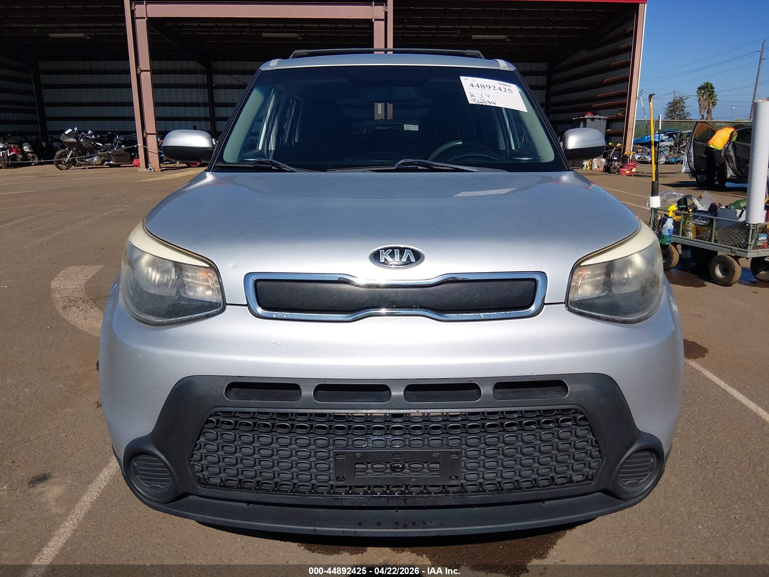 2015 Kia Soul   Gray vin: KNDJN2A27F7793766