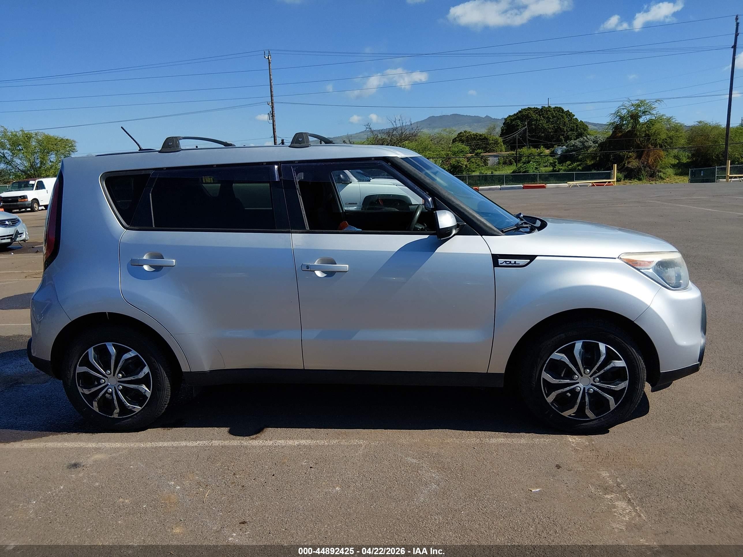 2015 Kia Soul   Gray vin: KNDJN2A27F7793766