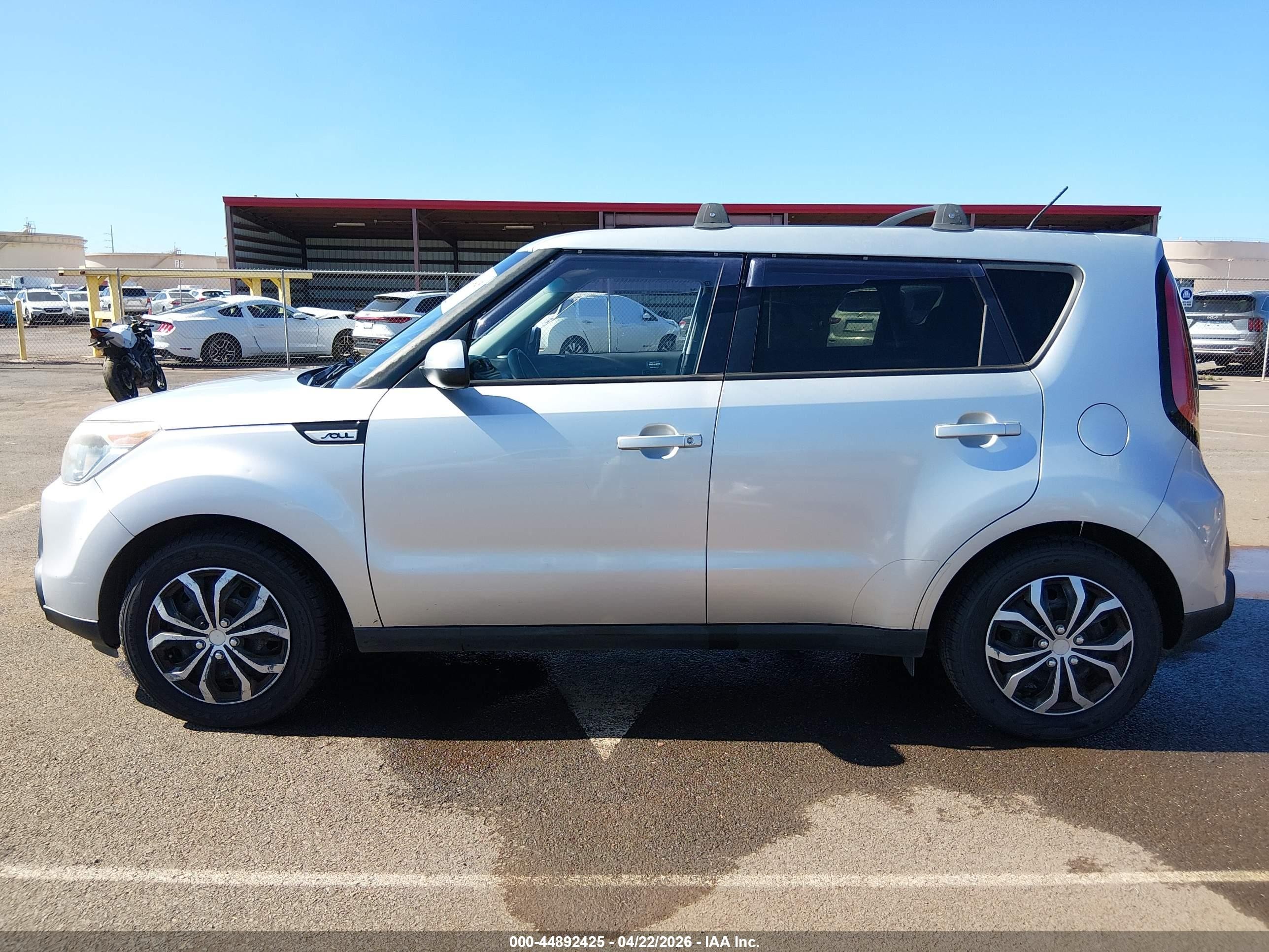 2015 Kia Soul   Gray vin: KNDJN2A27F7793766