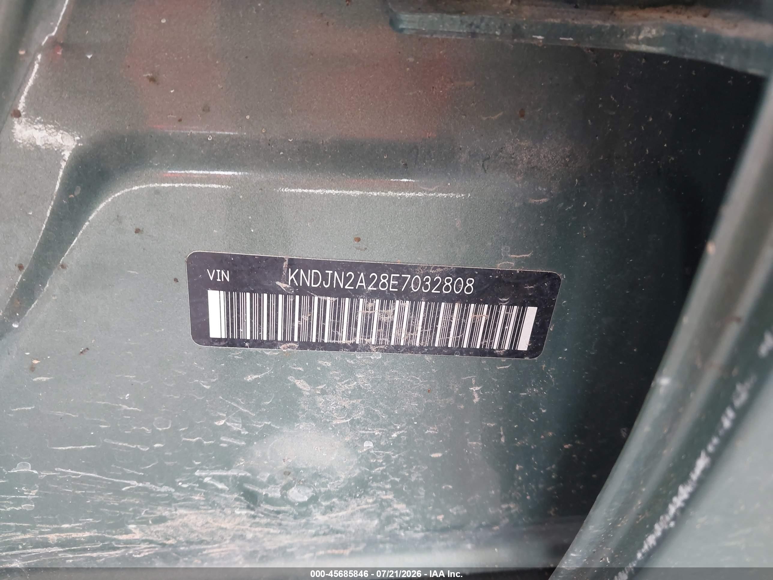 2014 Kia Soul   Зеленый vin: KNDJN2A28E7032808