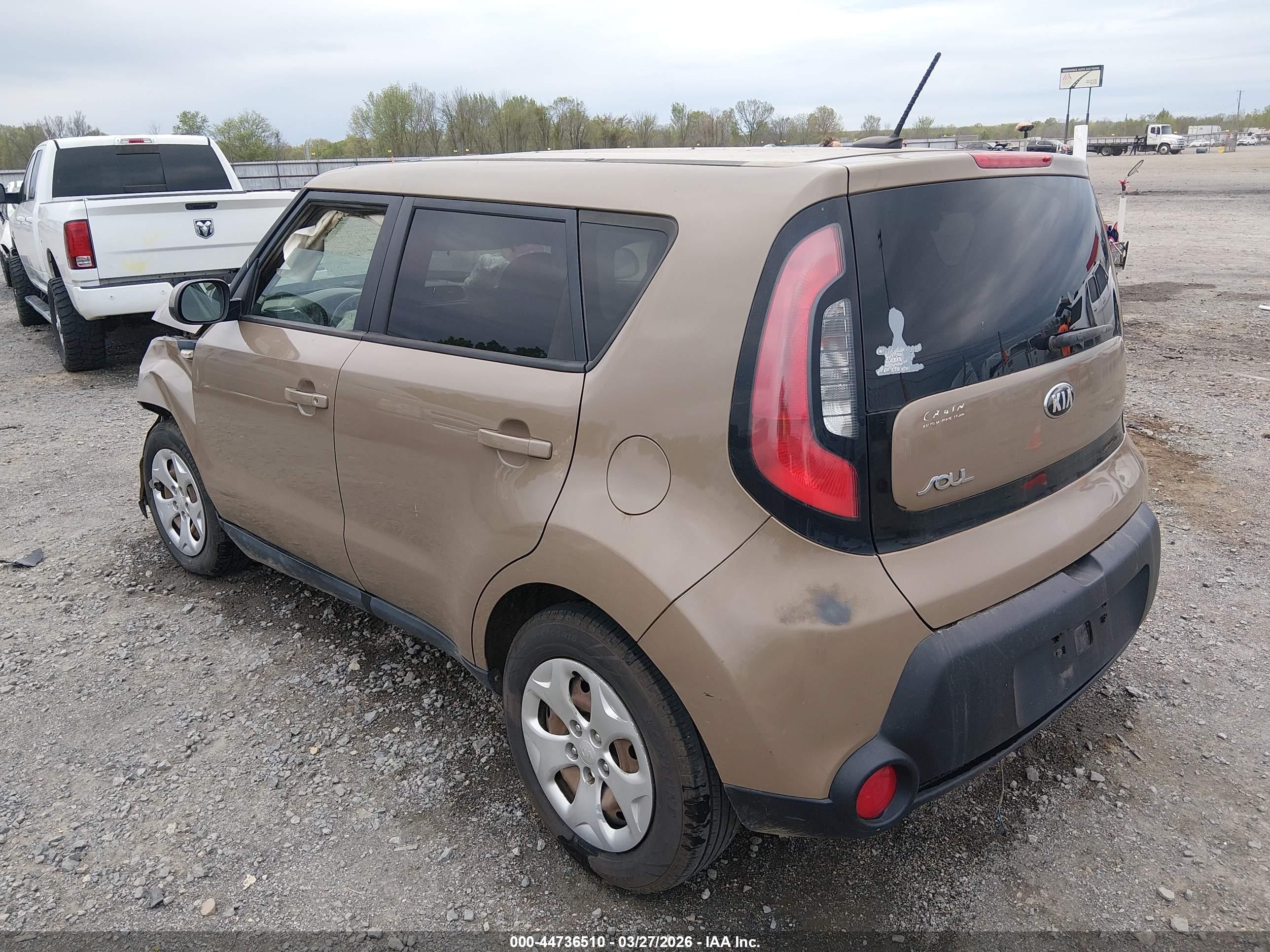 2014 Kia Soul   Brown vin: KNDJN2A28E7085217
