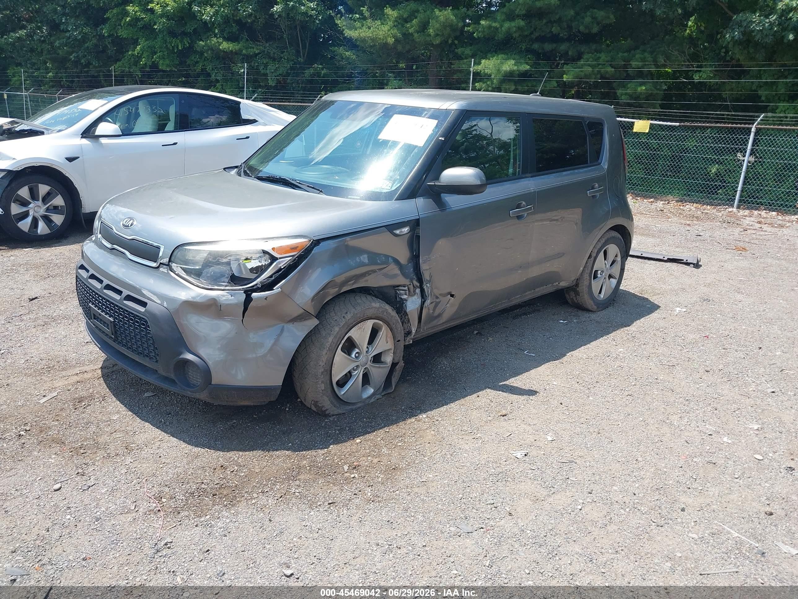 2014 Kia Soul   Gray vin: KNDJN2A28E7111122