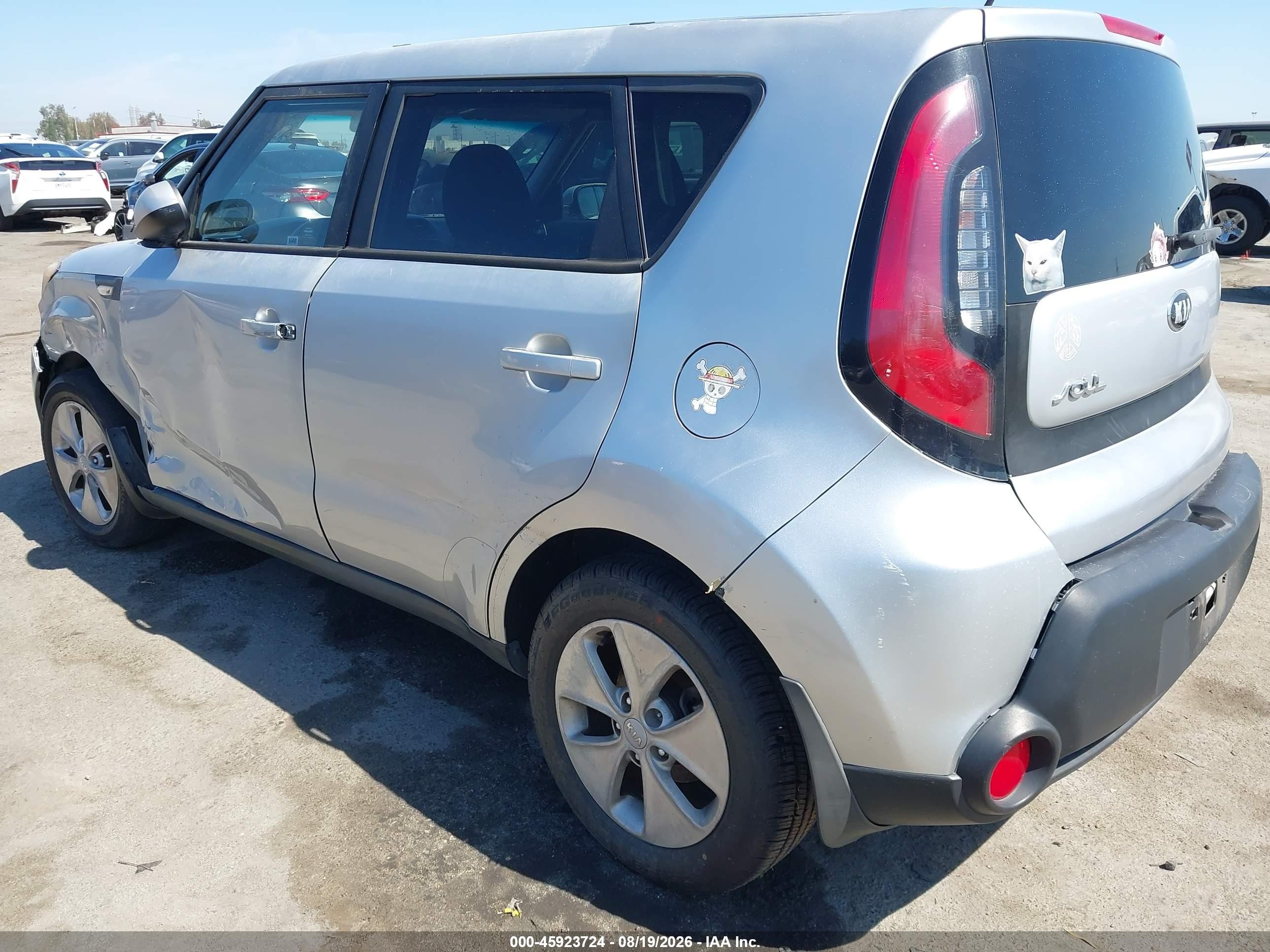2014 Kia Soul   Silver vin: KNDJN2A28E7701045