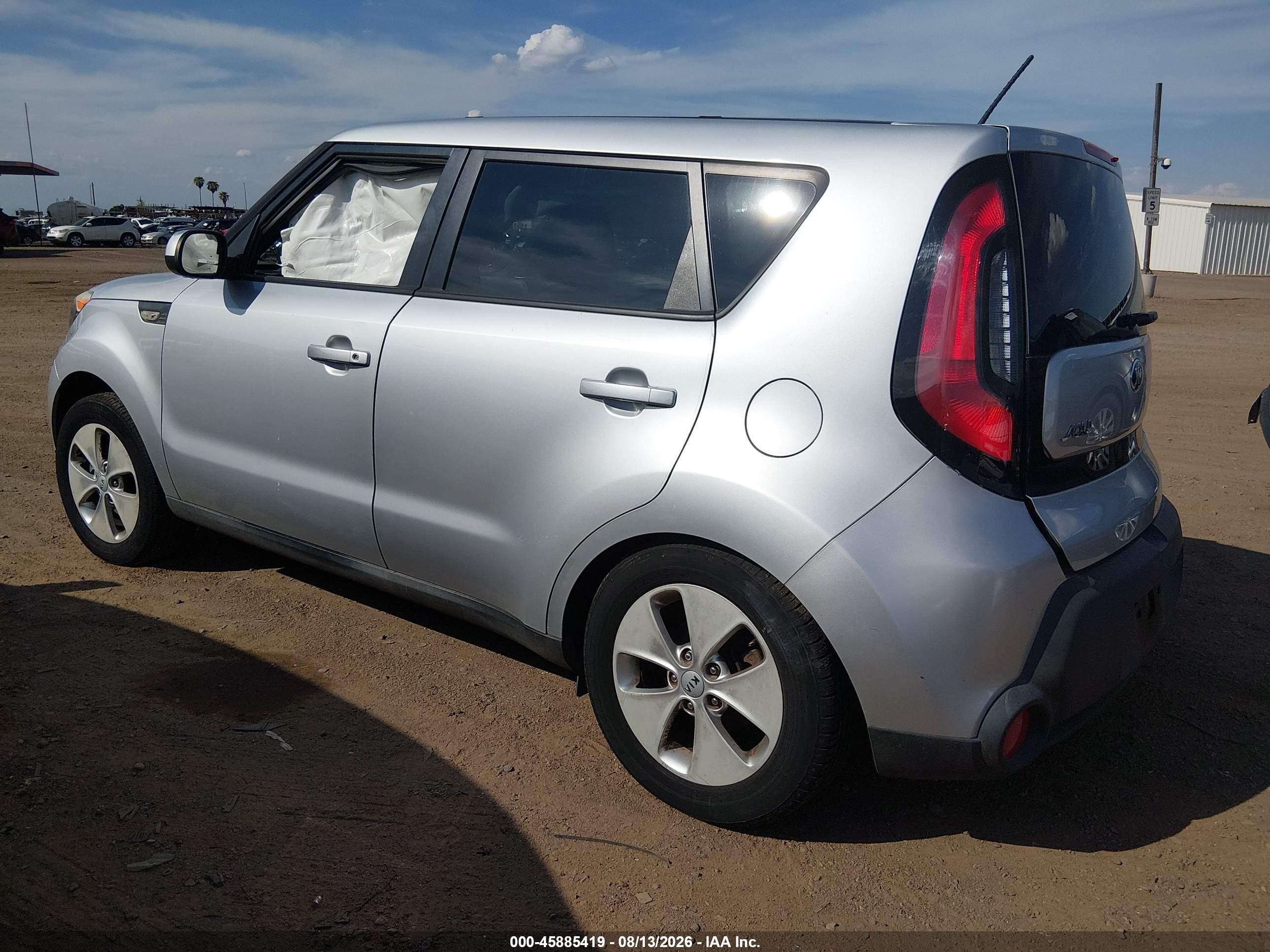 2014 Kia Soul   Silver vin: KNDJN2A28E7714040