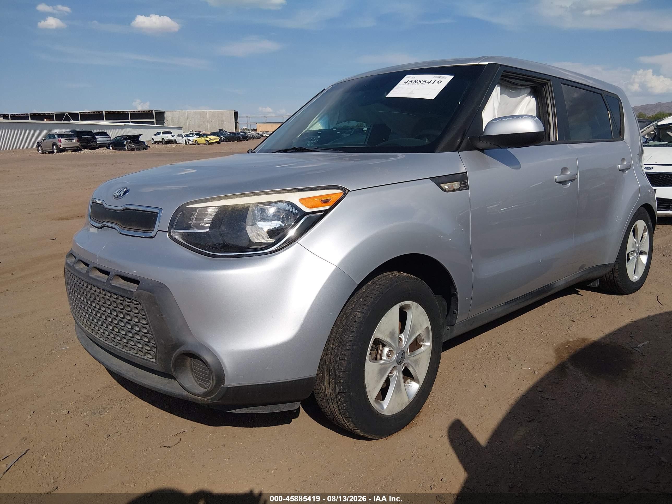 2014 Kia Soul   Silver vin: KNDJN2A28E7714040