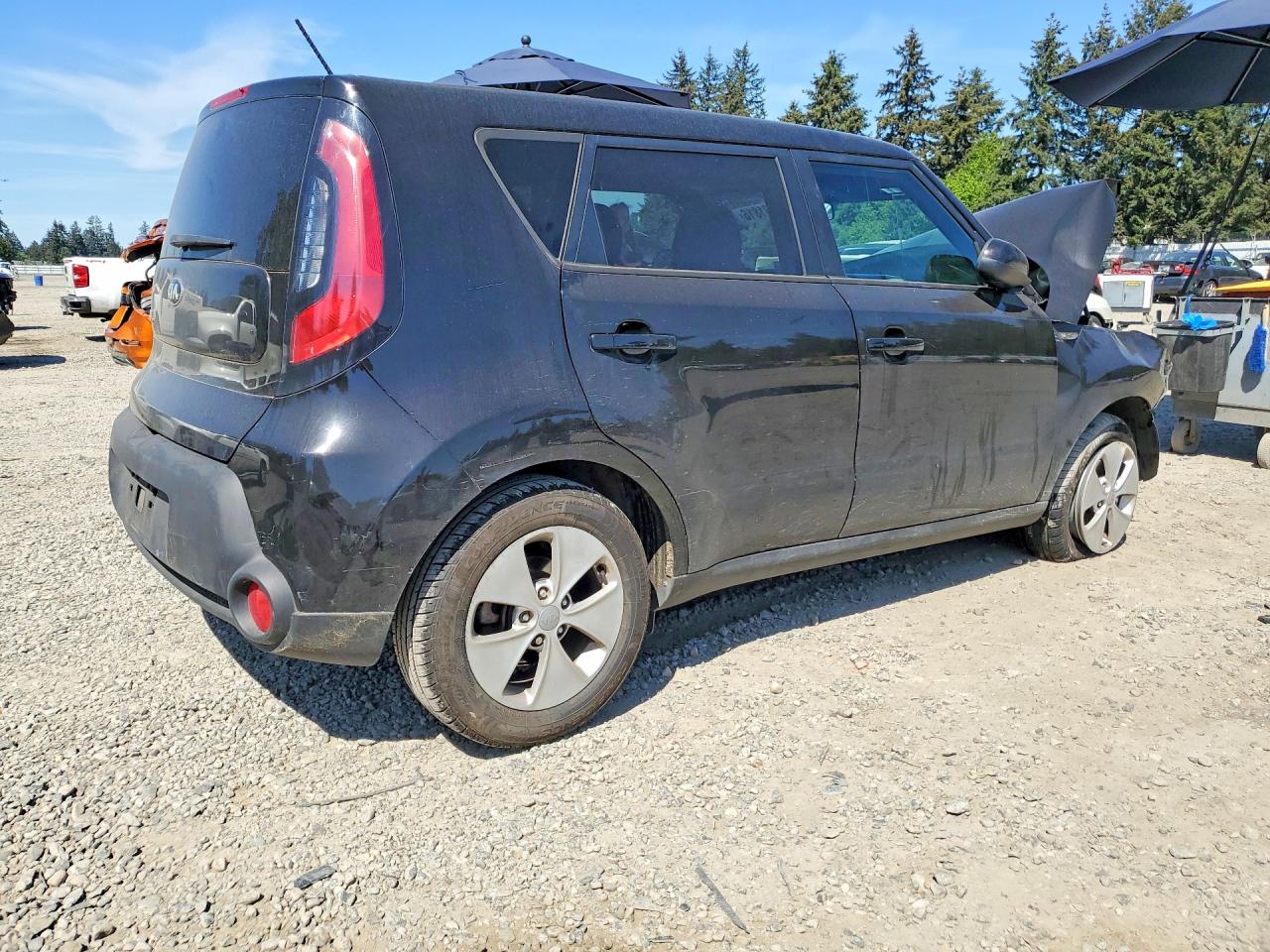 2014 Kia Soul Base Черный vin: KNDJN2A28E7730481