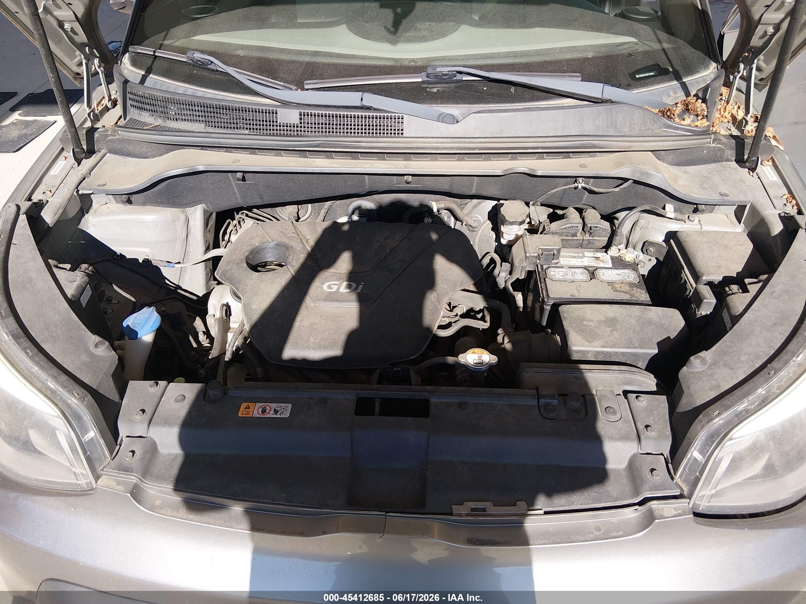 2015 Kia Soul   Gray vin: KNDJN2A28F7123482