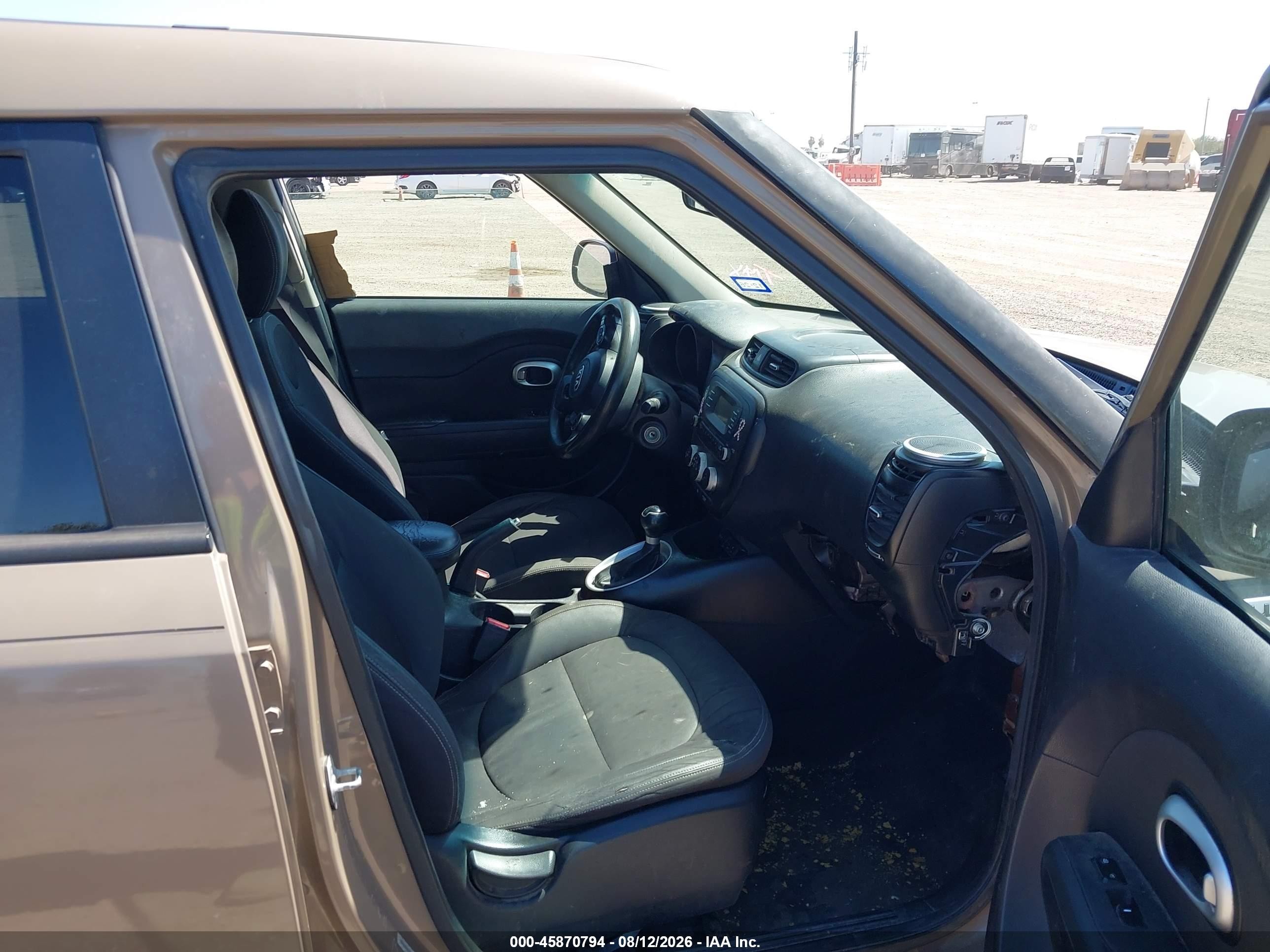 2015 Kia Soul   Brown vin: KNDJN2A28F7129346
