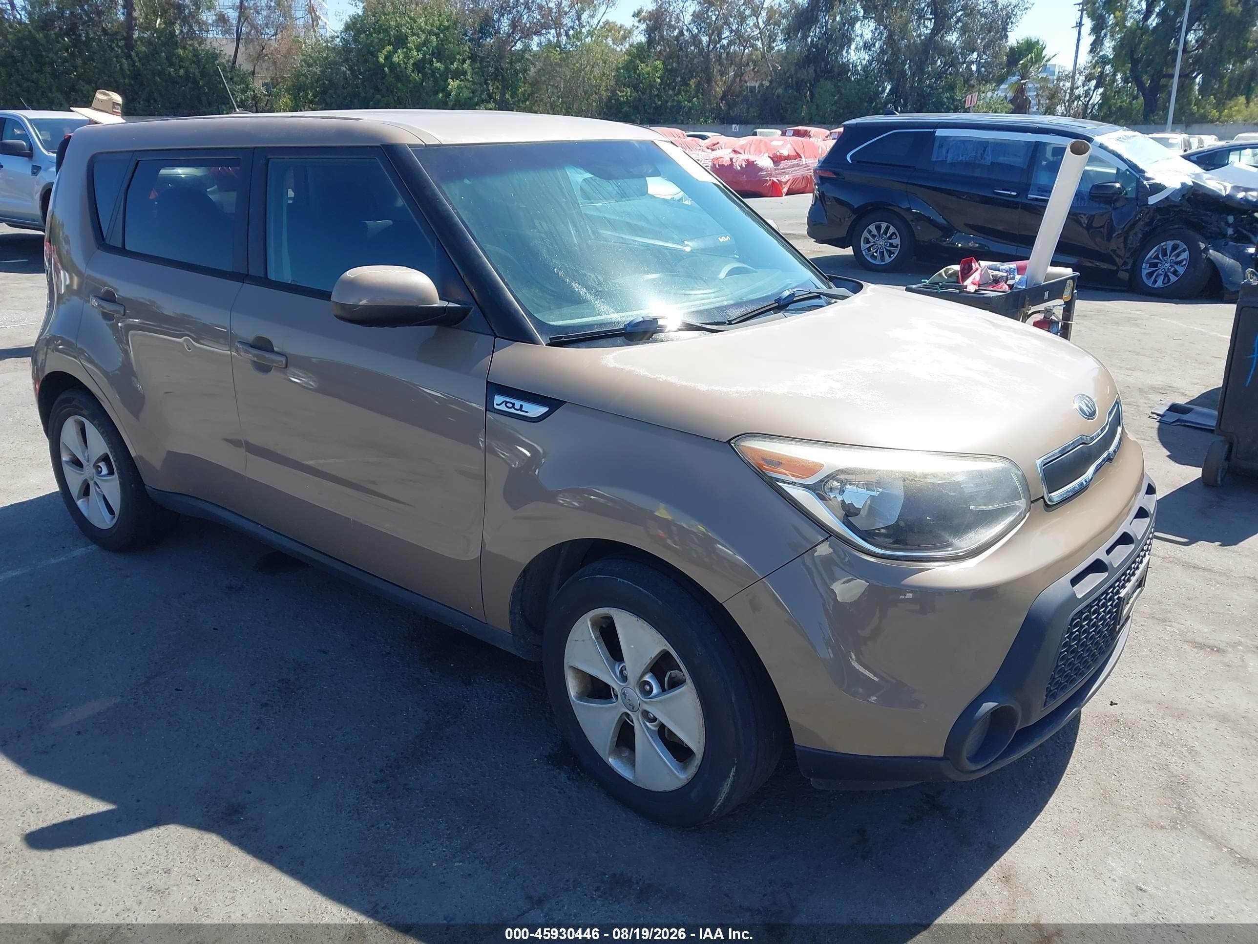 2015 Kia Soul   Brown vin: KNDJN2A28F7132537