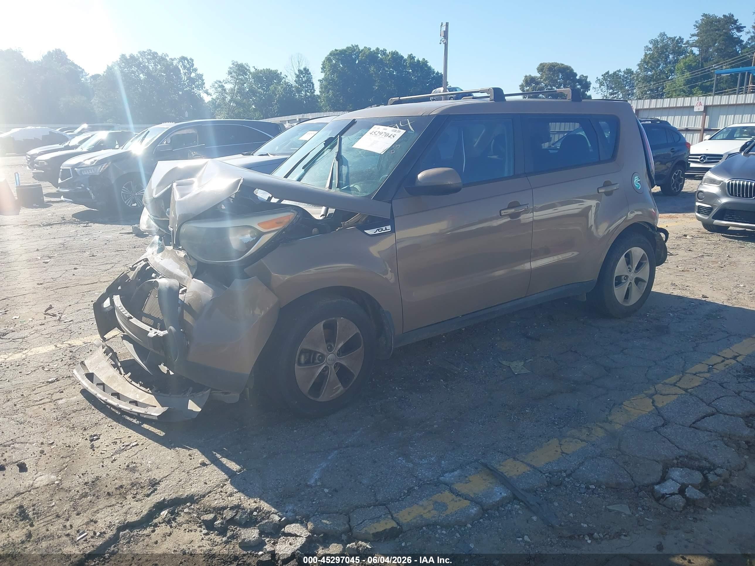 2015 Kia Soul   Brown vin: KNDJN2A28F7158894