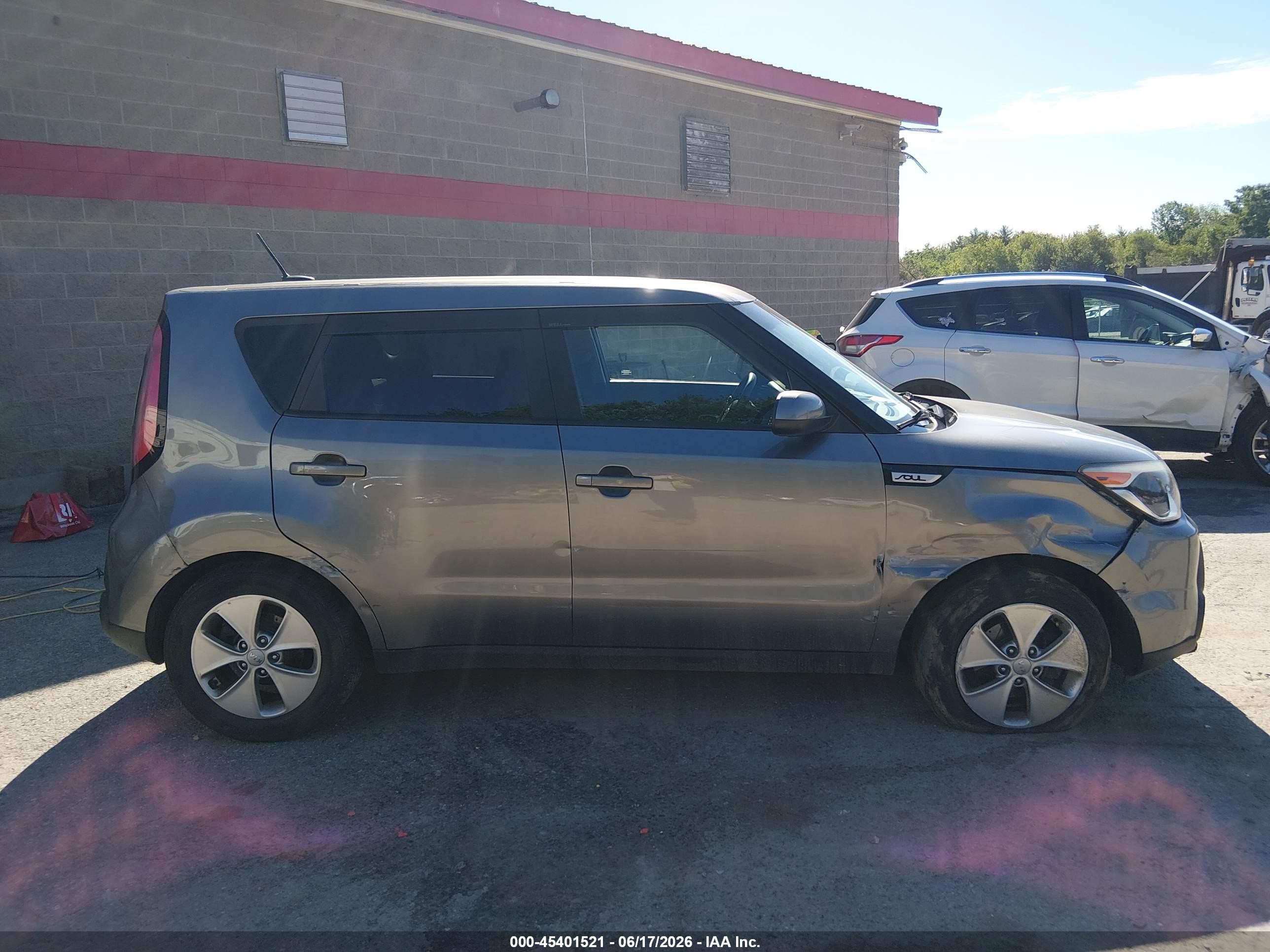 2015 Kia Soul   Gray vin: KNDJN2A28F7169572