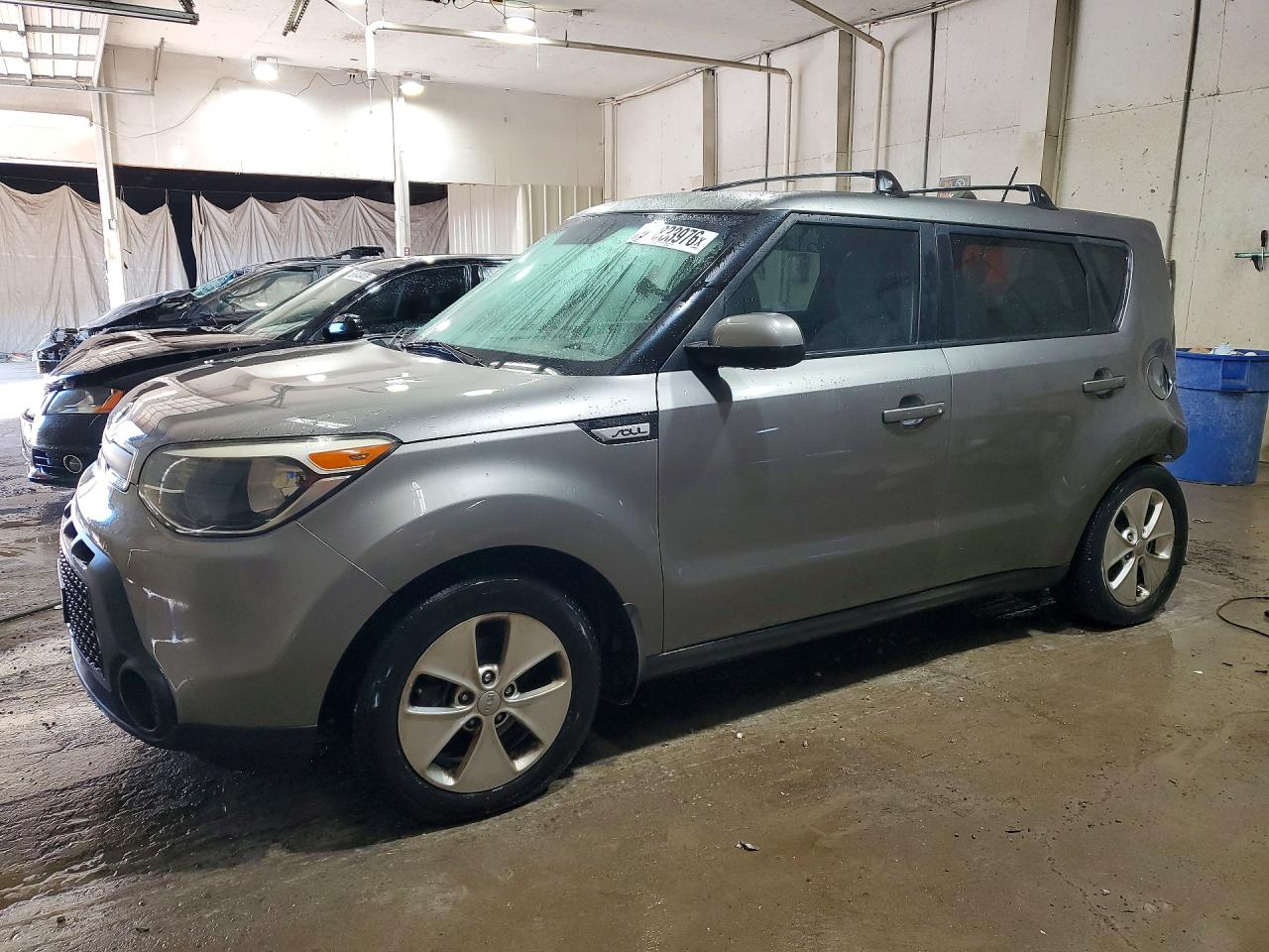 2015 Kia Soul Base Gray vin: KNDJN2A28F7209052
