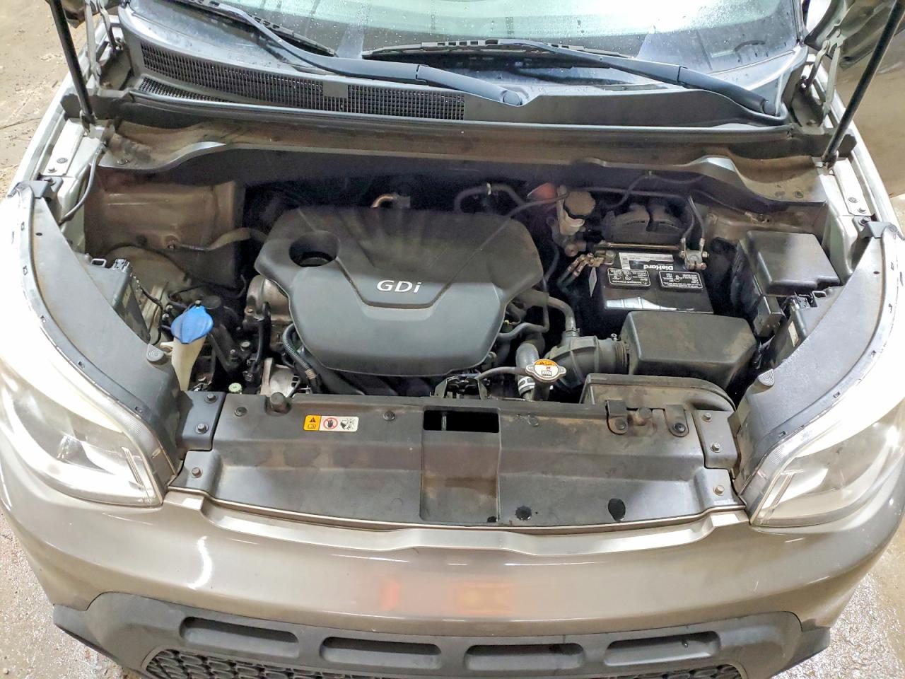 2015 Kia Soul Base Gray vin: KNDJN2A28F7209052