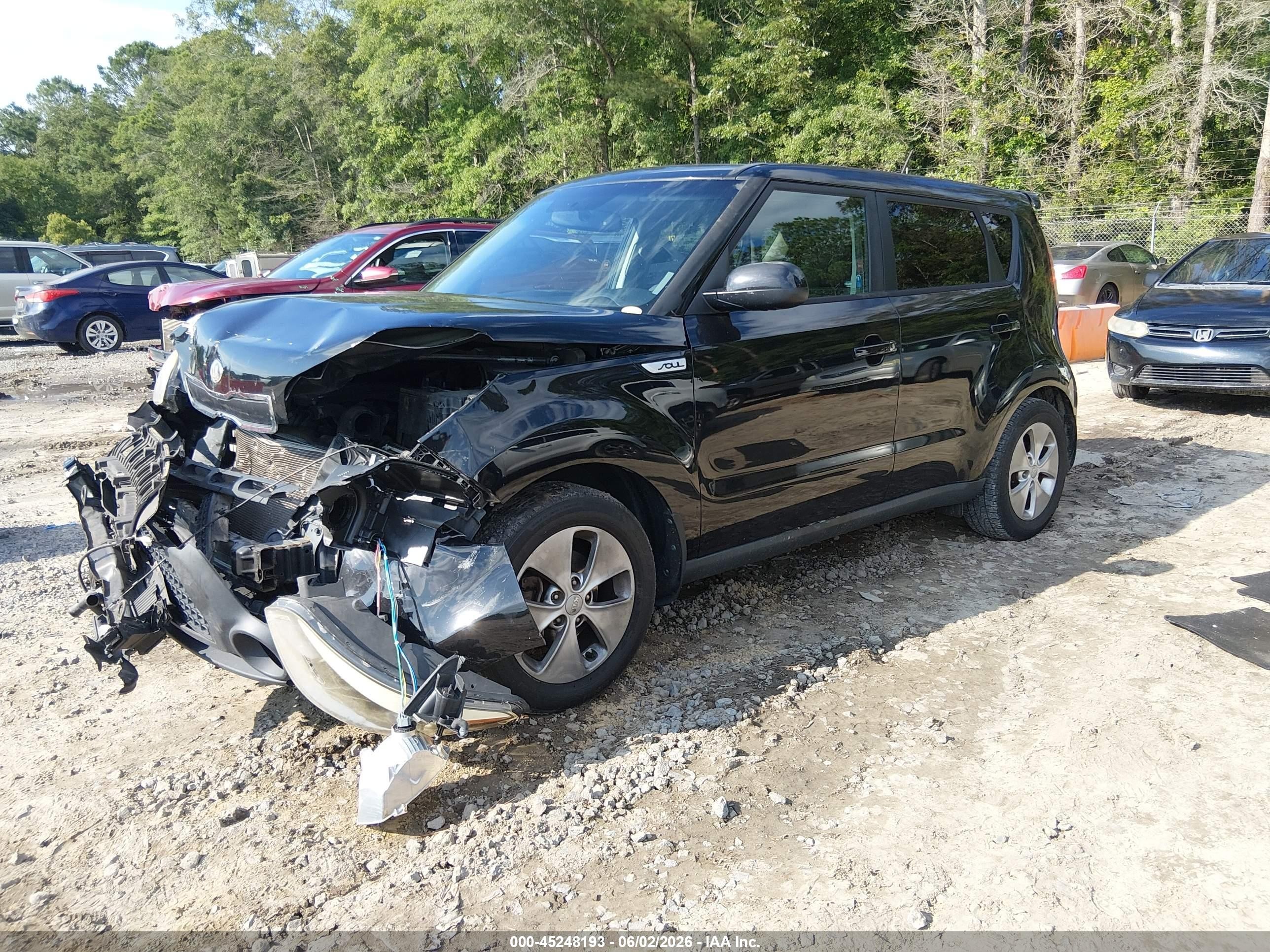 2015 Kia Soul   Black vin: KNDJN2A28F7218964